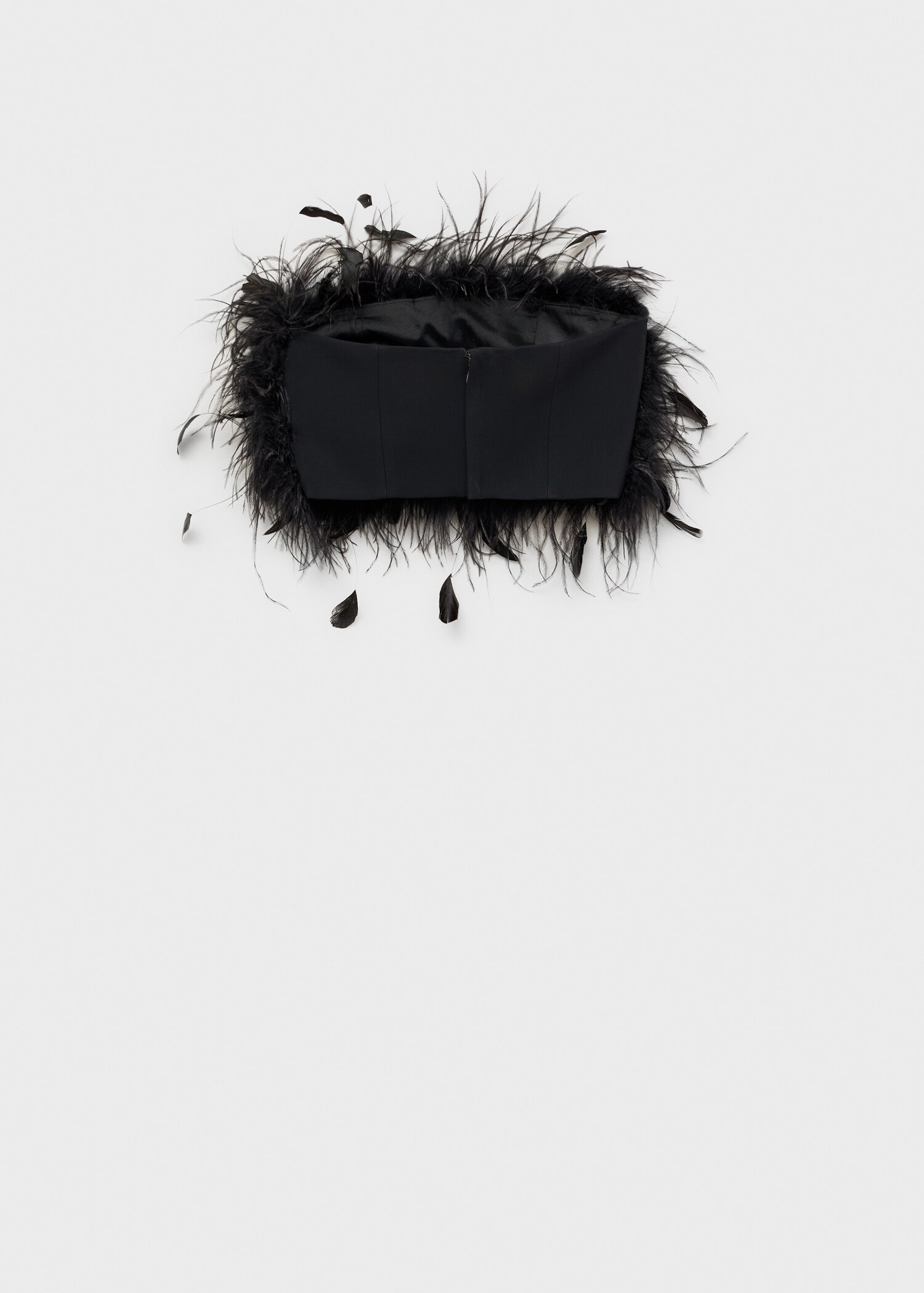 Bandeau-Top mit Federbesatz - Detail des Artikels 8