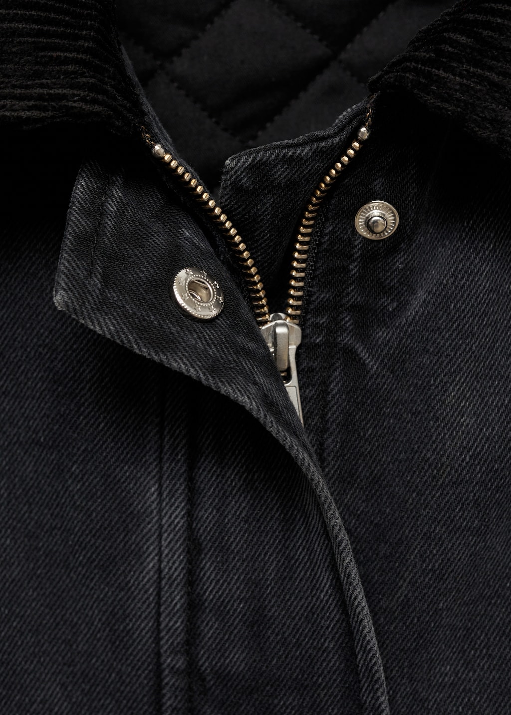 Jacket with corduroy collar pockets - Women | MANGO USA Jacket with corduroy collar pockets - Women | MANGO USA