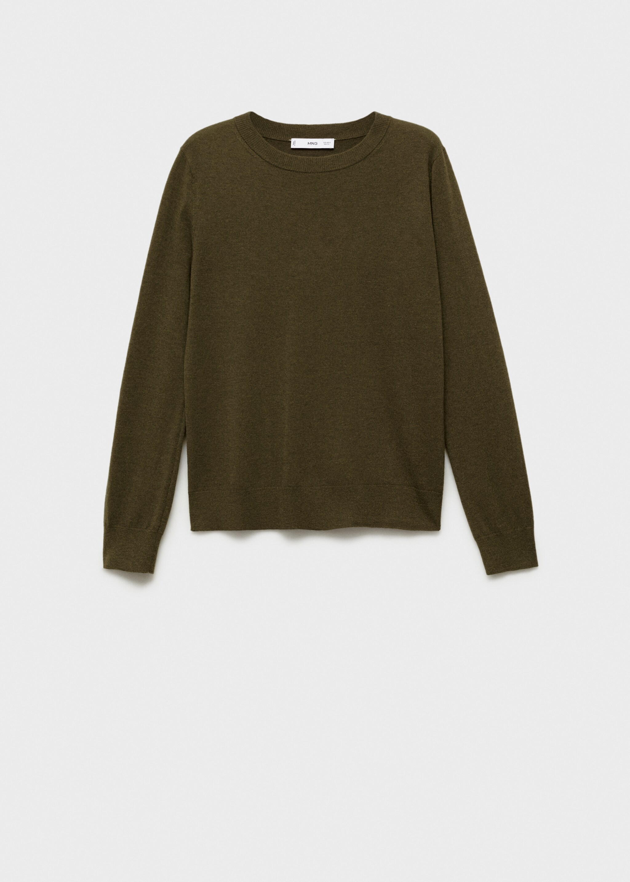 Wool-blend round-neck sweater - Article without model