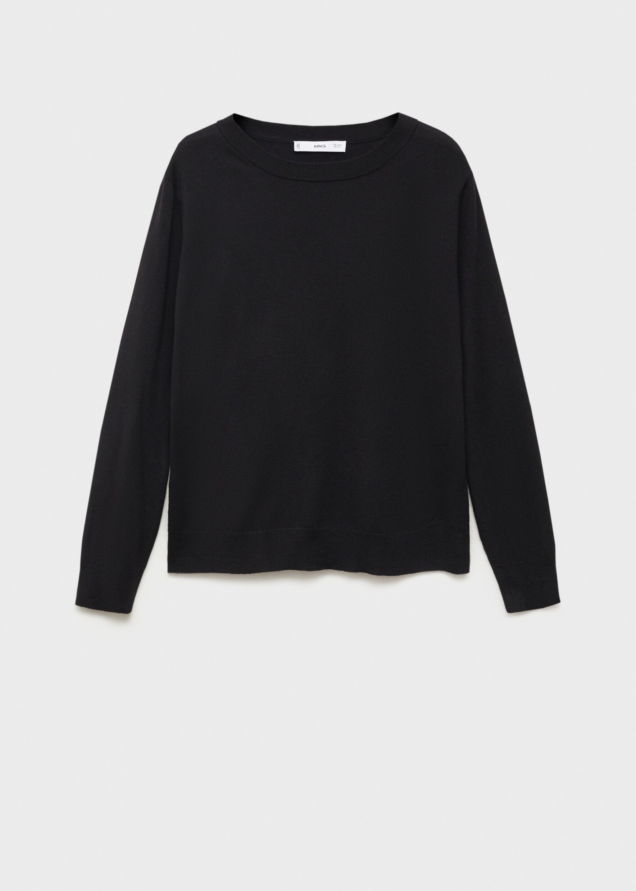Wool-blend round-neck sweater - Article without model
