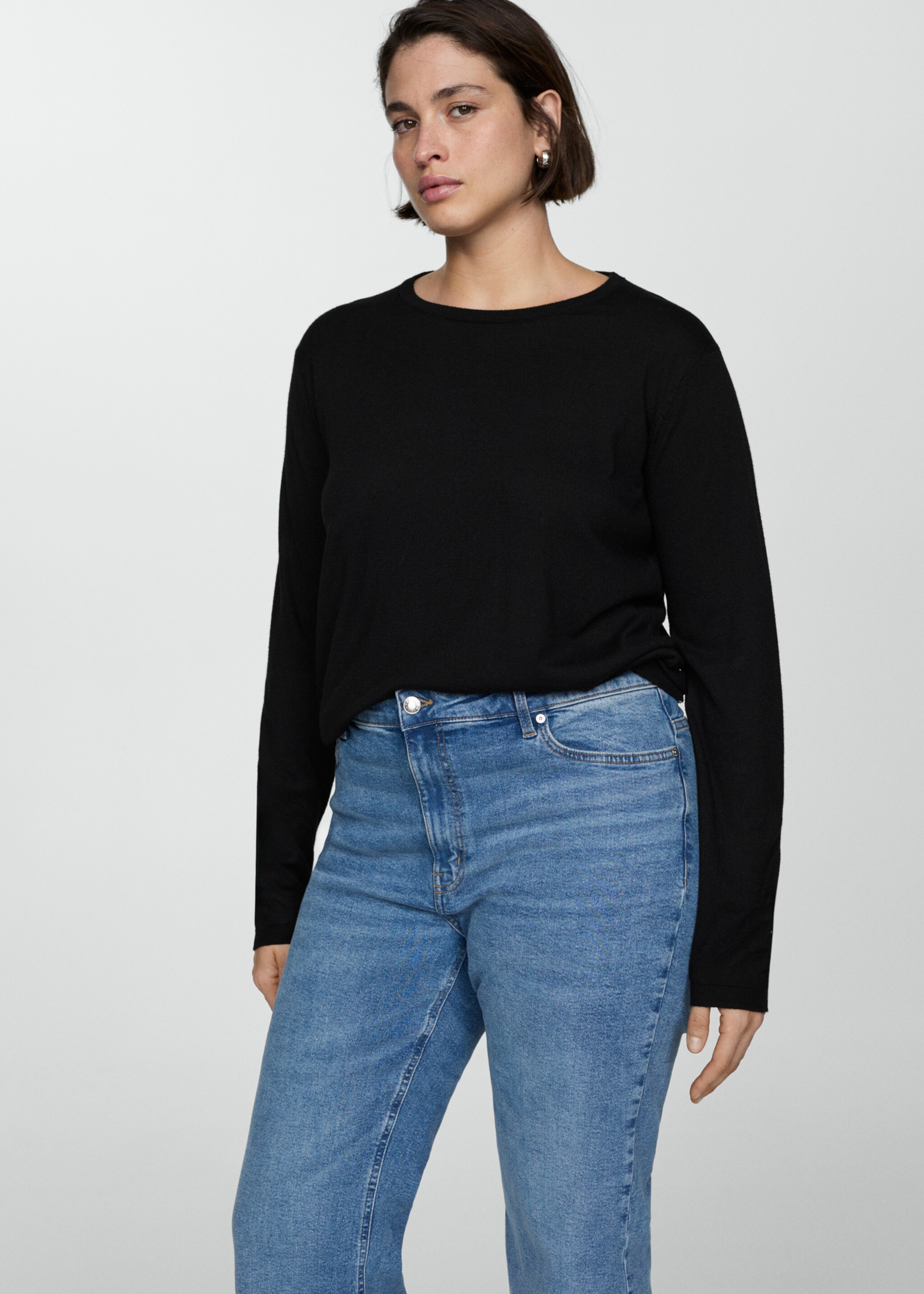 Wool-blend round-neck sweater - Details of the article 5