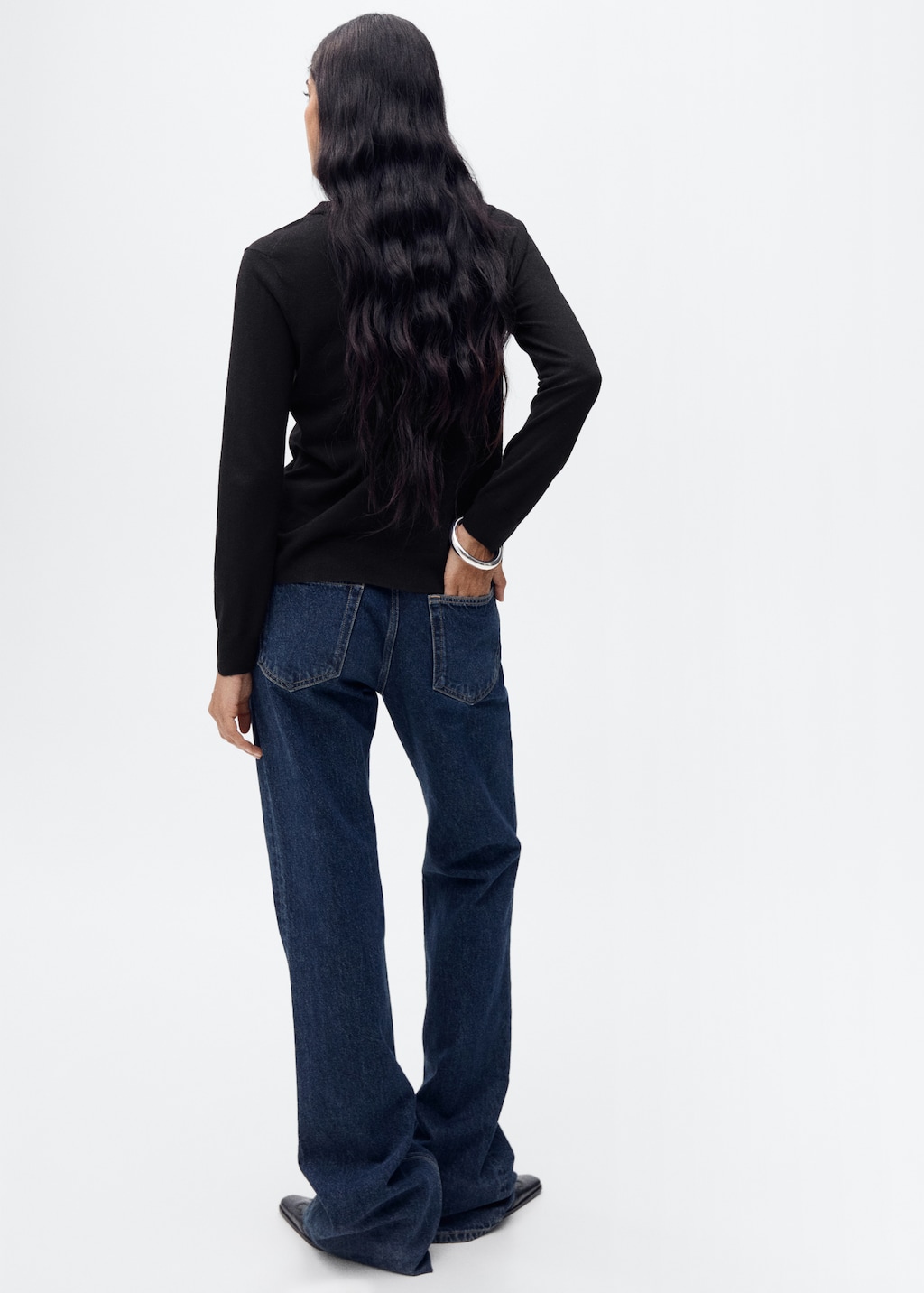 Wool-blend round-neck sweater - image 3