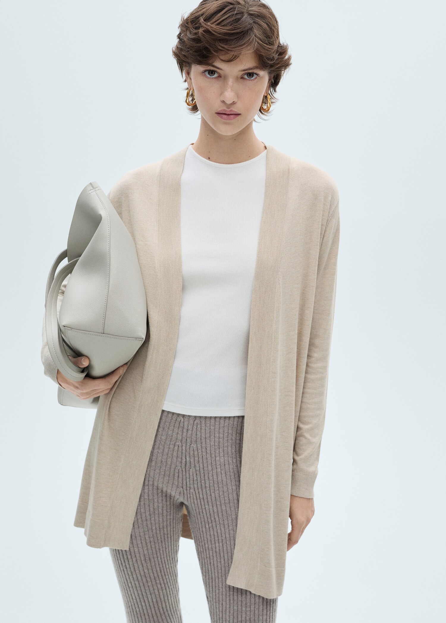 Fine-knit cardigan - Medium plane