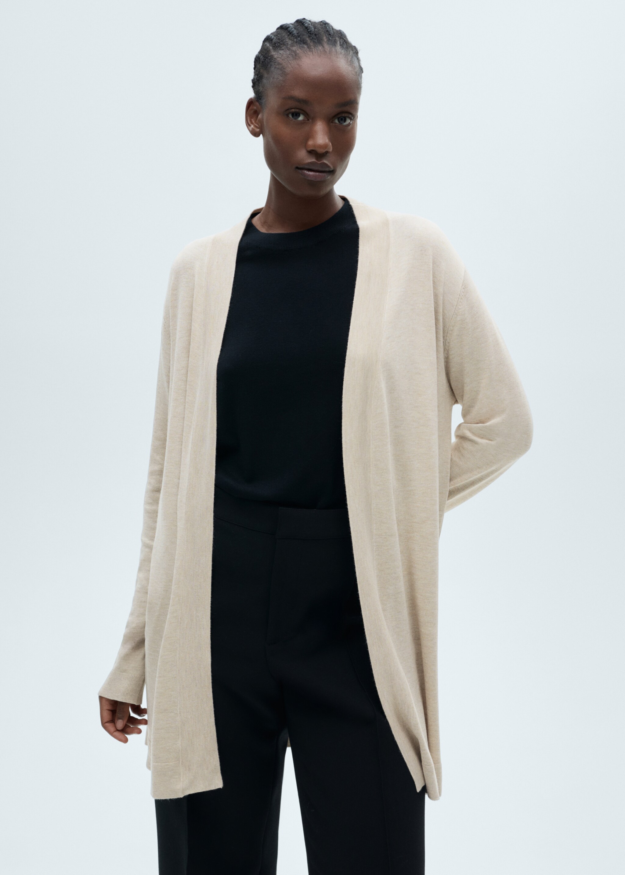 Fine-knit cardigan - Details of the article 5