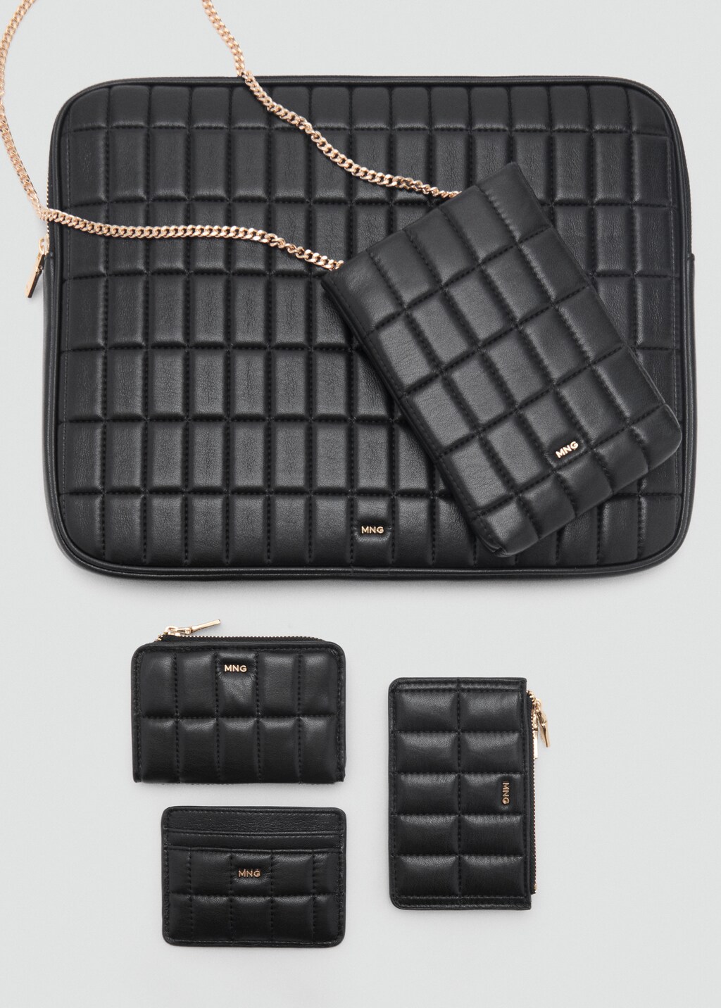 Mango Padded Laptop Case Black One Size Women