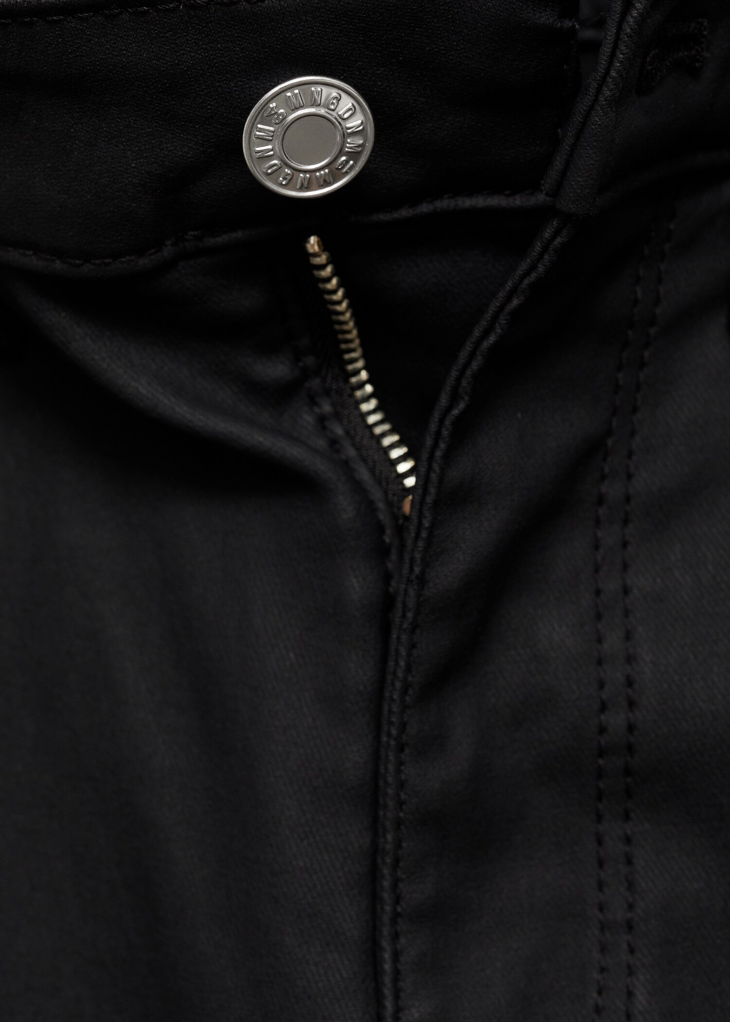 Jeans skinny tiro medio encerados - Detalle del artículo 8