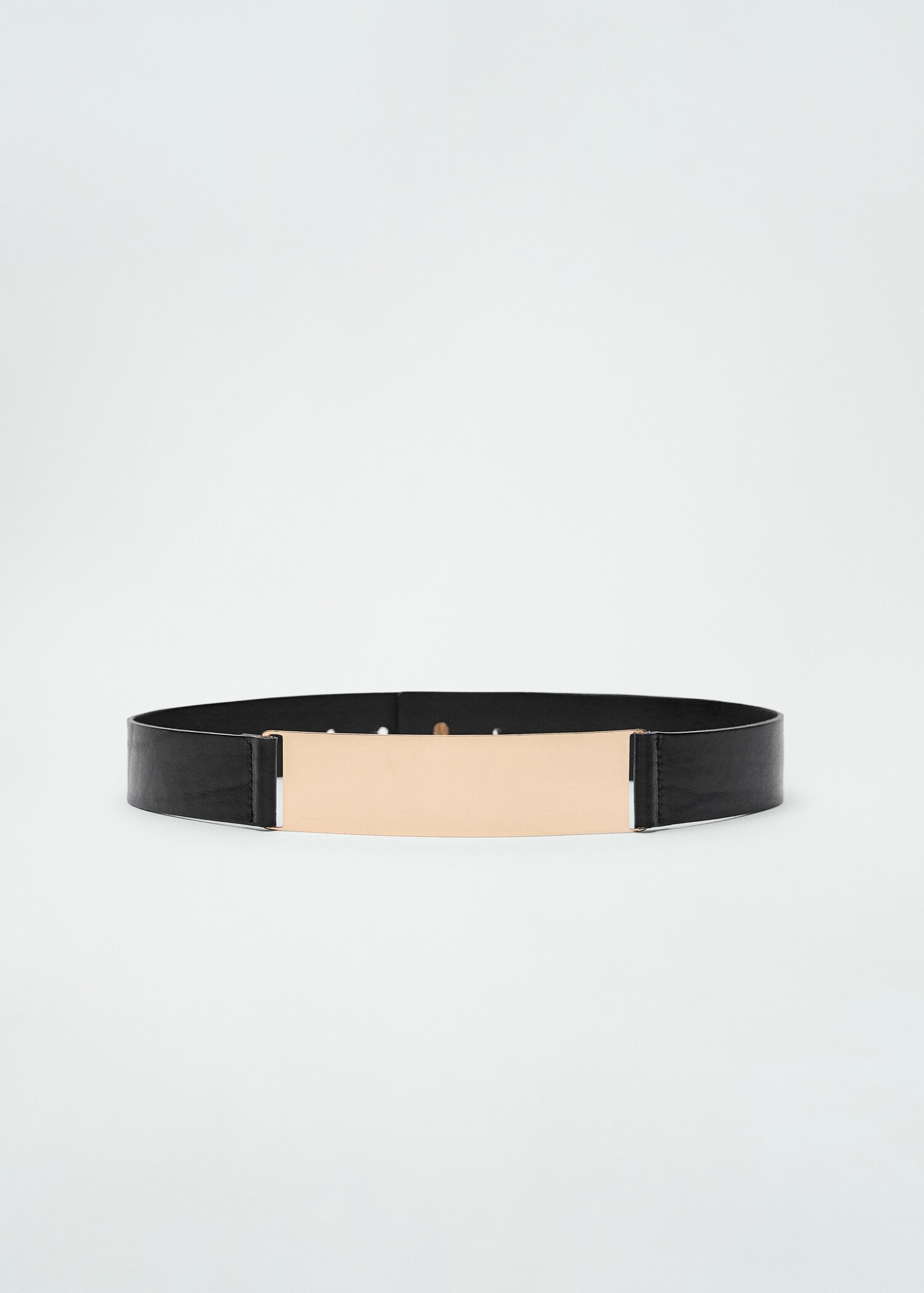 Ceinture maxi cuir détail métallique - Article sans modèle