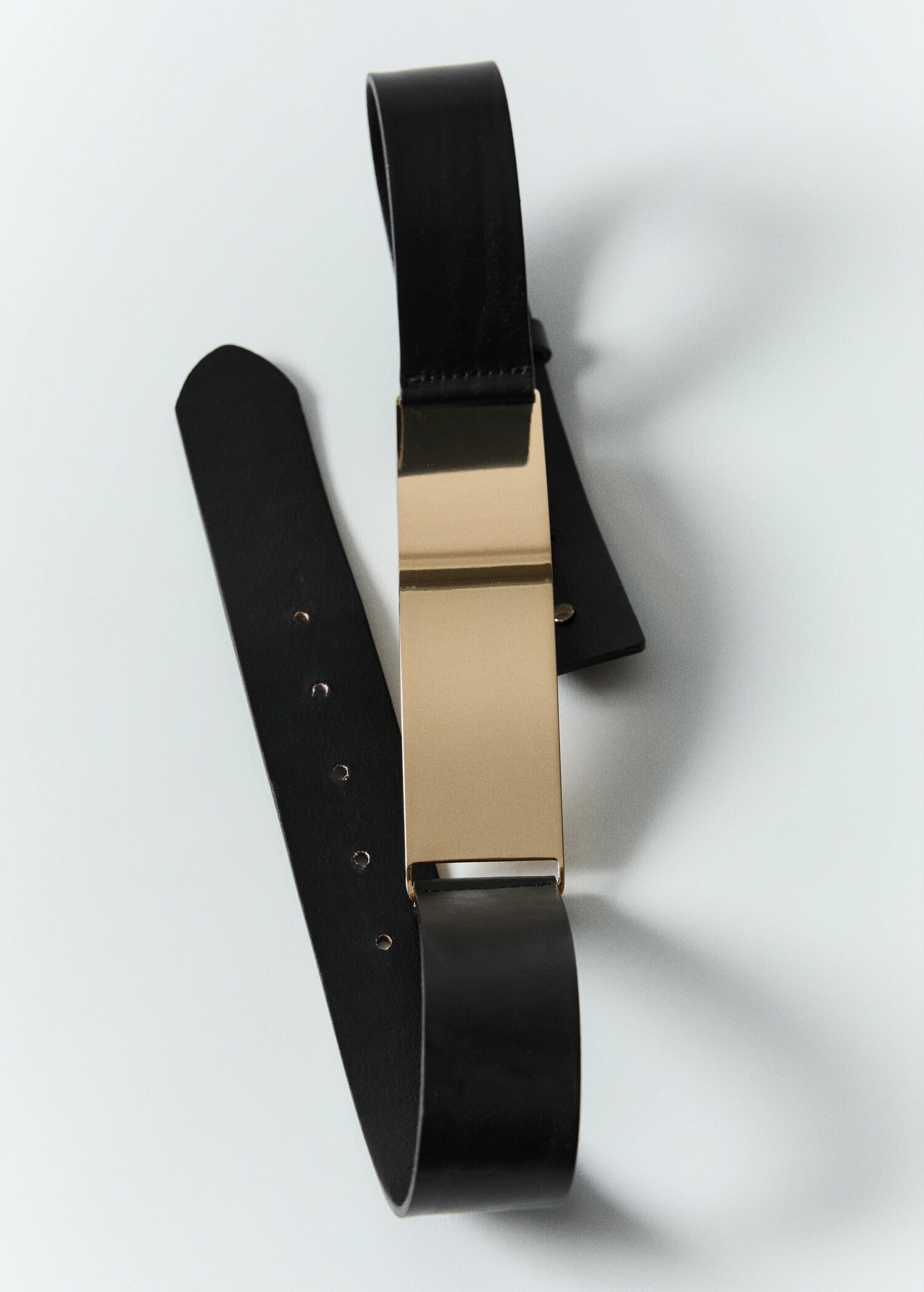 Ceinture maxi cuir détail métallique - Détail de l'article 5