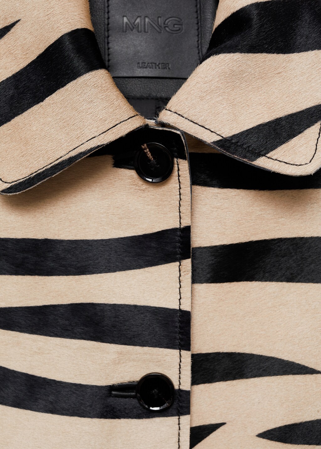 Zebra-print fur jacket - Women | MANGO USA Zebra-print fur jacket - Women | MANGO USA