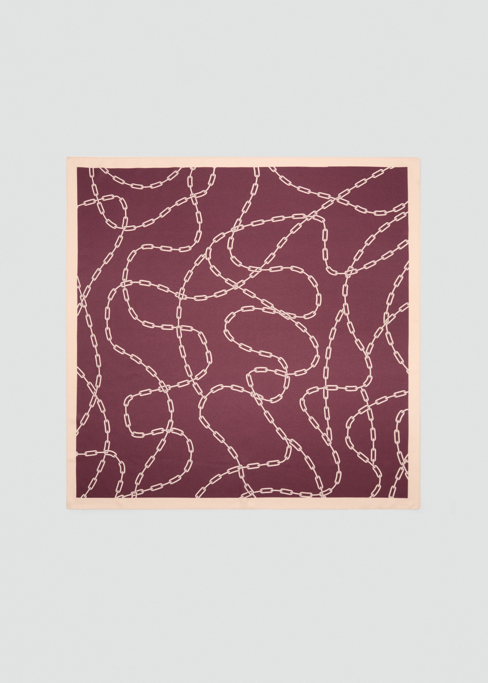 Chain-print scarf - Article without model
