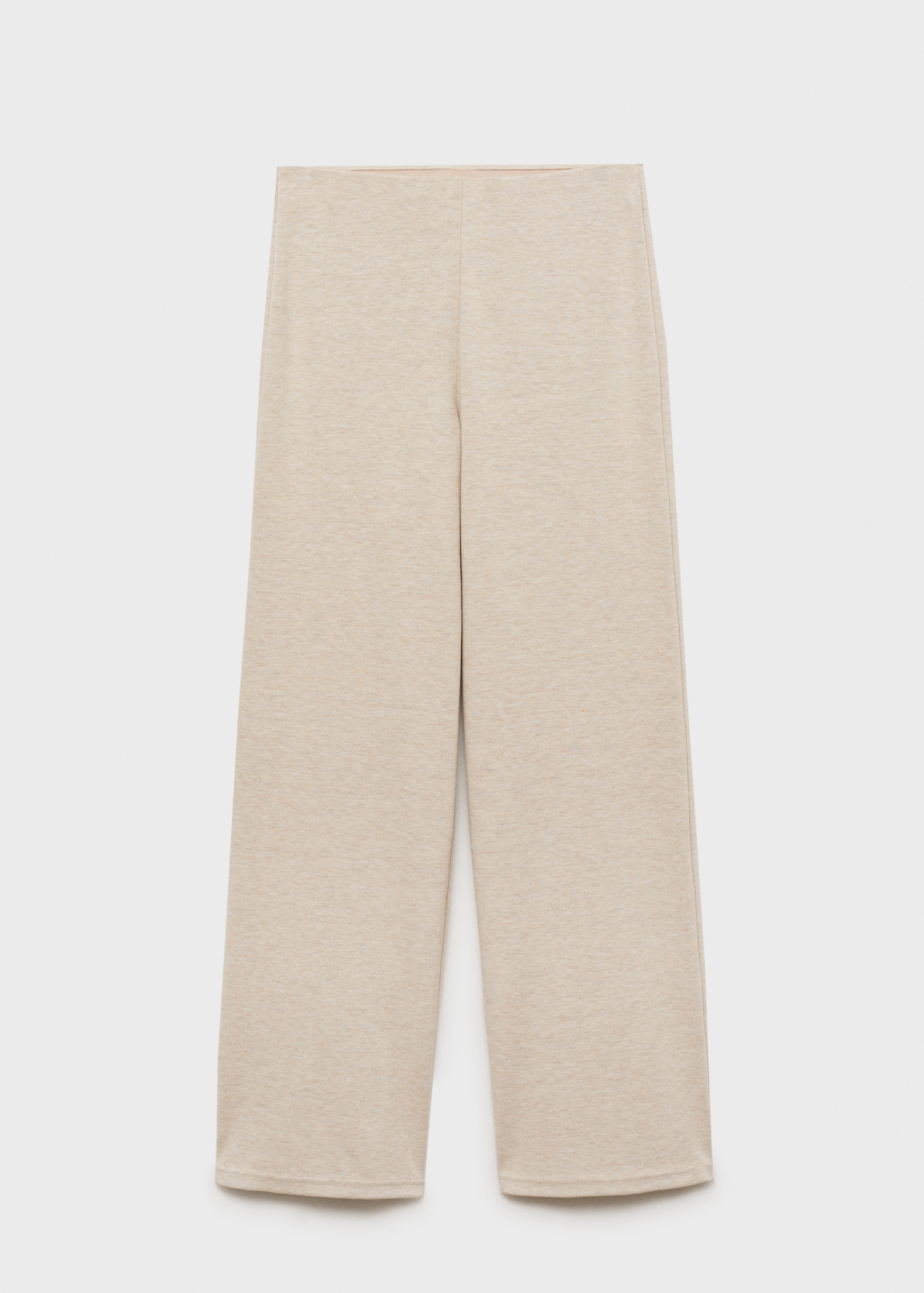 Pantaloni wide leg din tricot subțire - Articol fără model