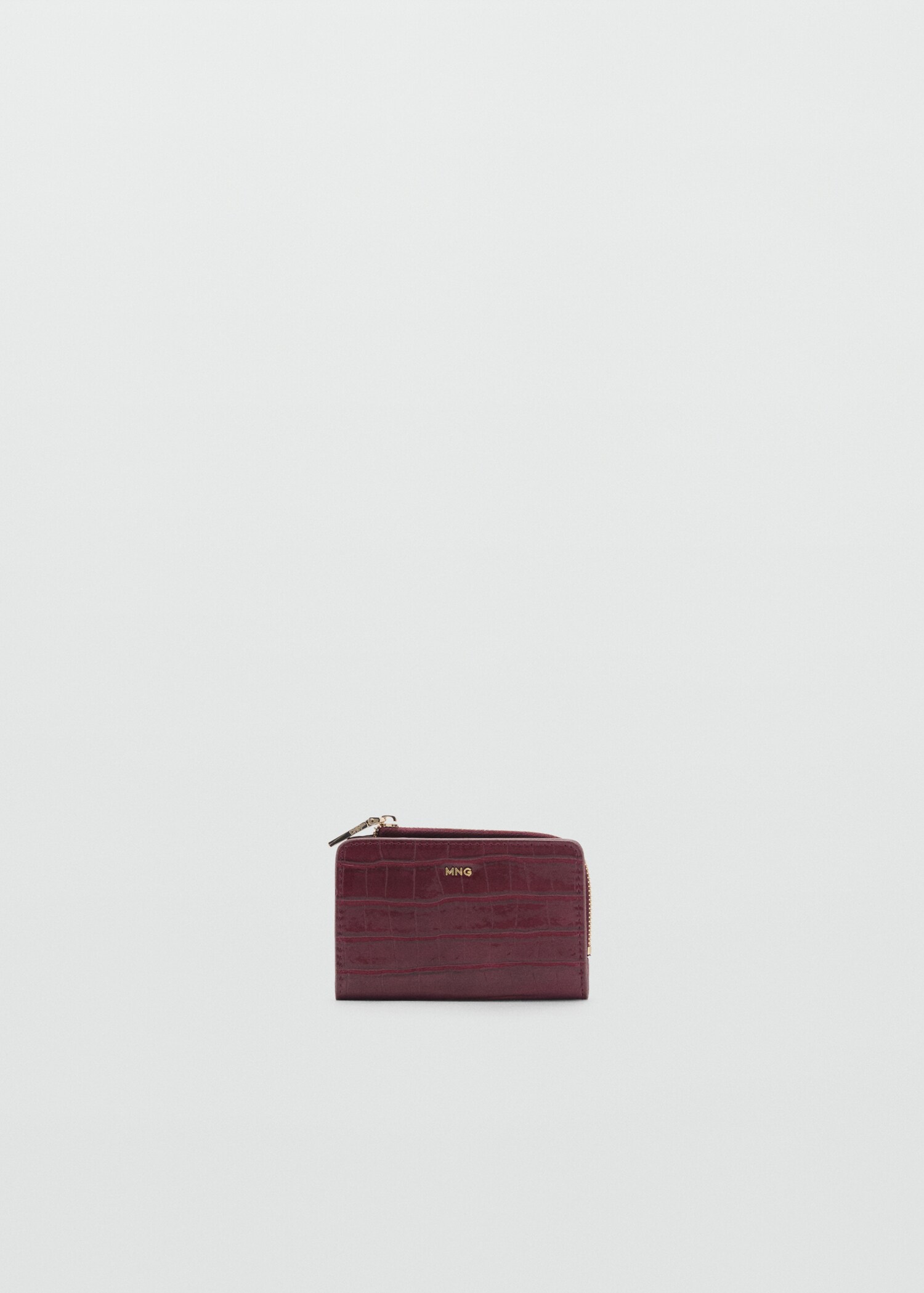 Croco wallet with zip - Article without model