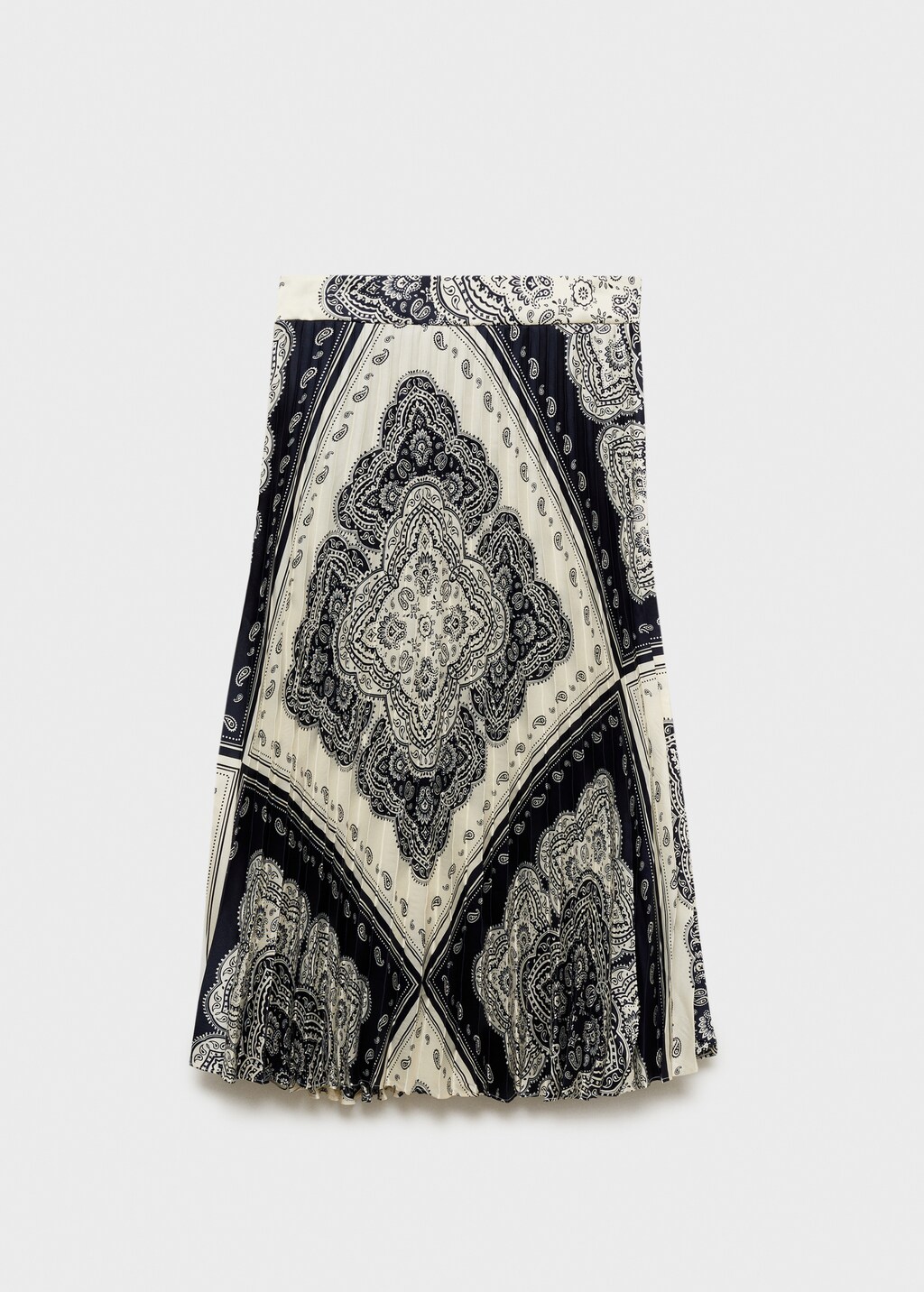 Paisley-print pleated skirt - Women | MANGO USA Paisley-print pleated skirt - Women | MANGO USA