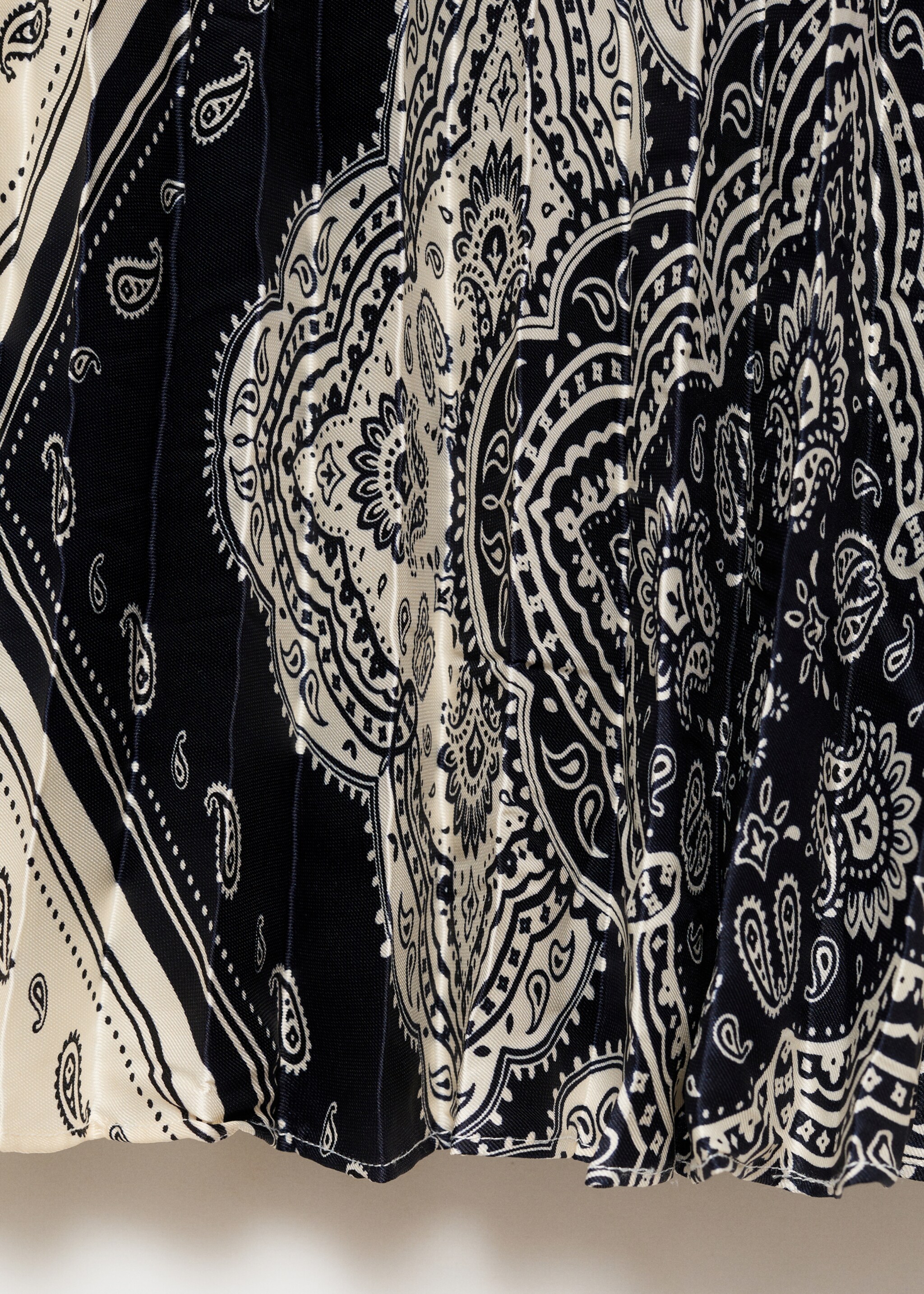 Falda plisada estampado paisley - Detalle del artículo 0