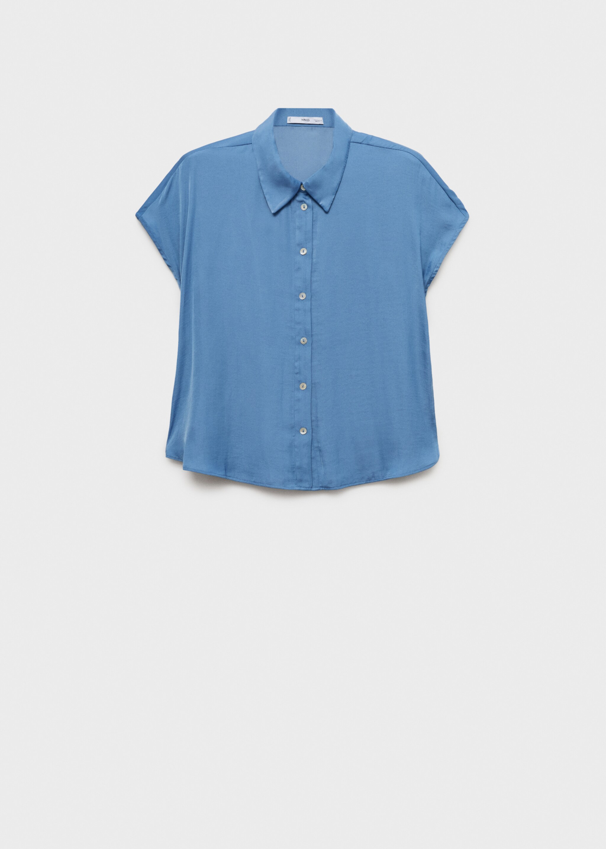 Satin short sleeve shirt - Article without model