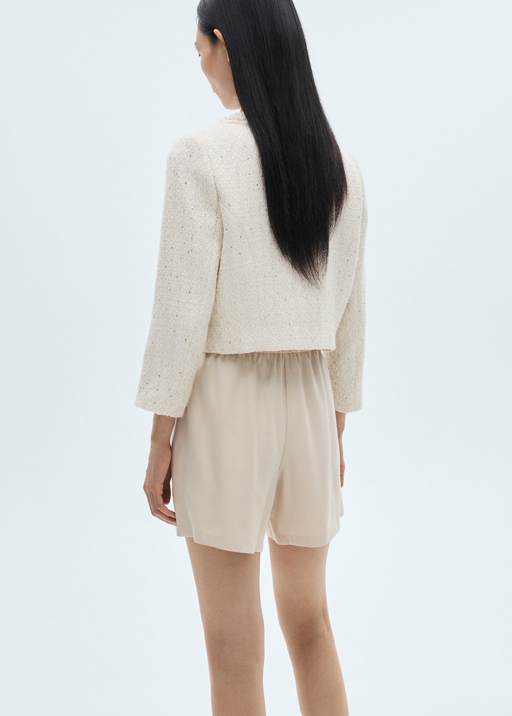 Elastic waist shorts - Women | MANGO USA Elastic waist shorts - Women | MANGO USA