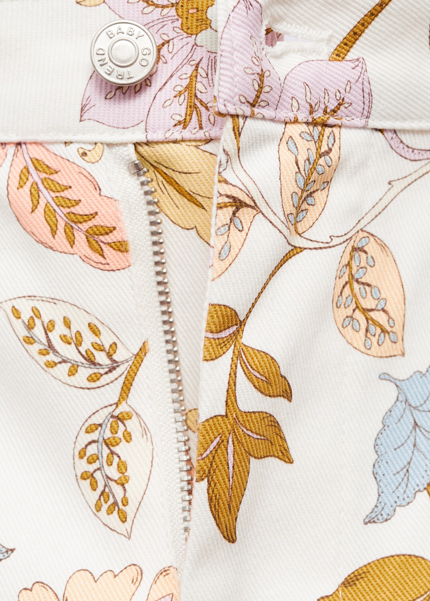 Pantalón recto estampado floral - Detalle del artículo 8