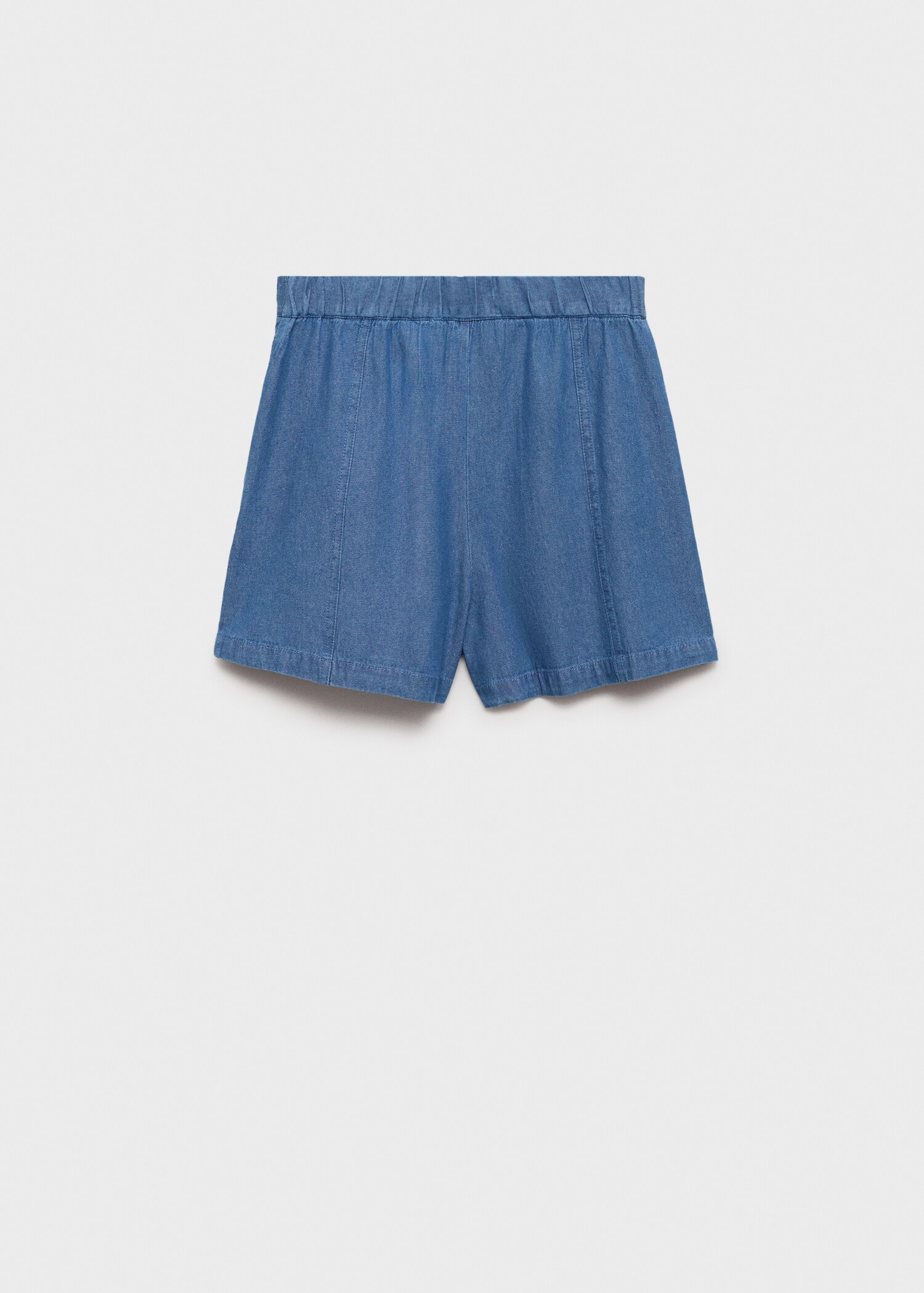 Denim shorts with zip - Article without model