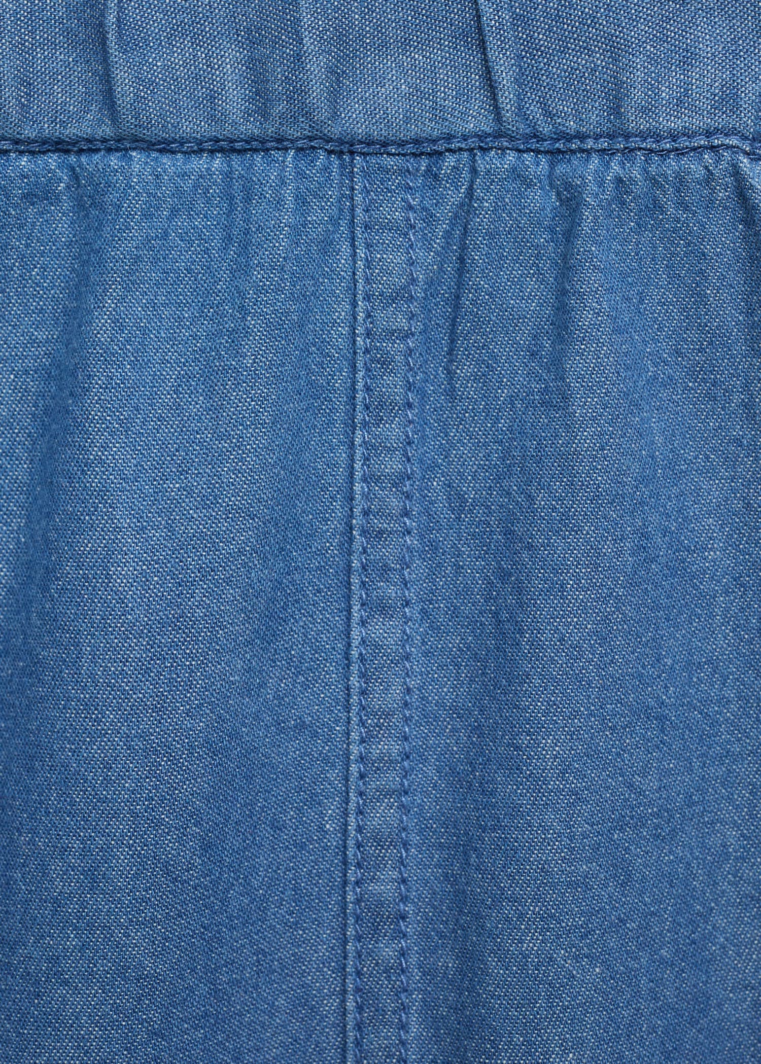 Denim shorts with zip - Details of the article 8