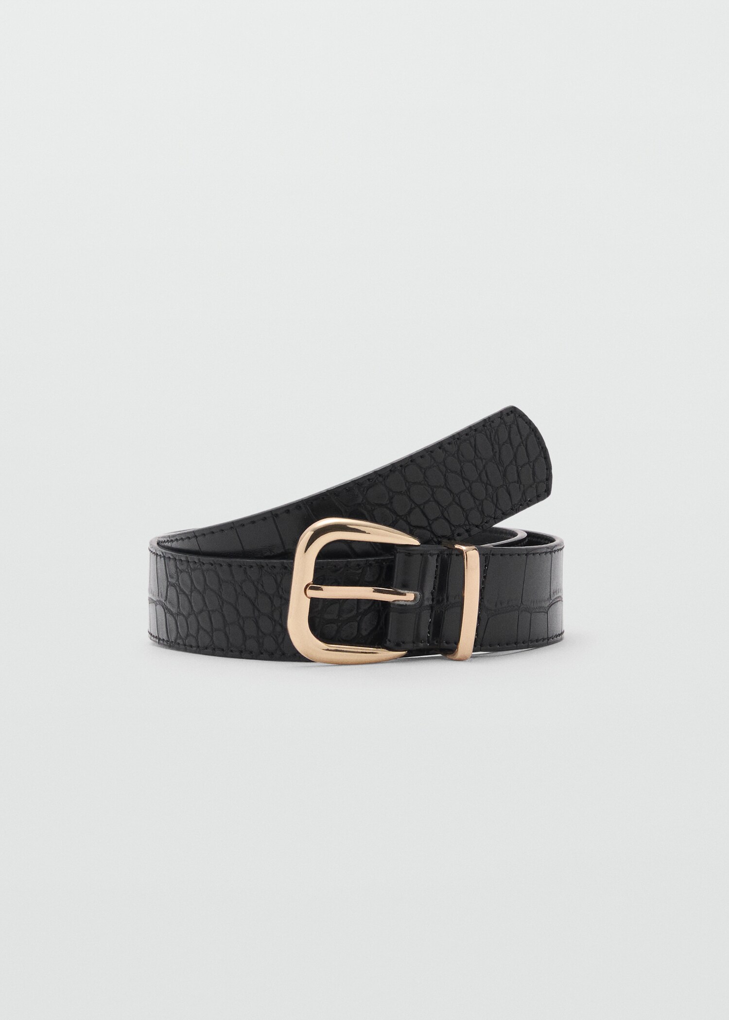 Crocodile effect Belt Women MANGO Iceland crocodile-effect-belt-women-mango-iceland