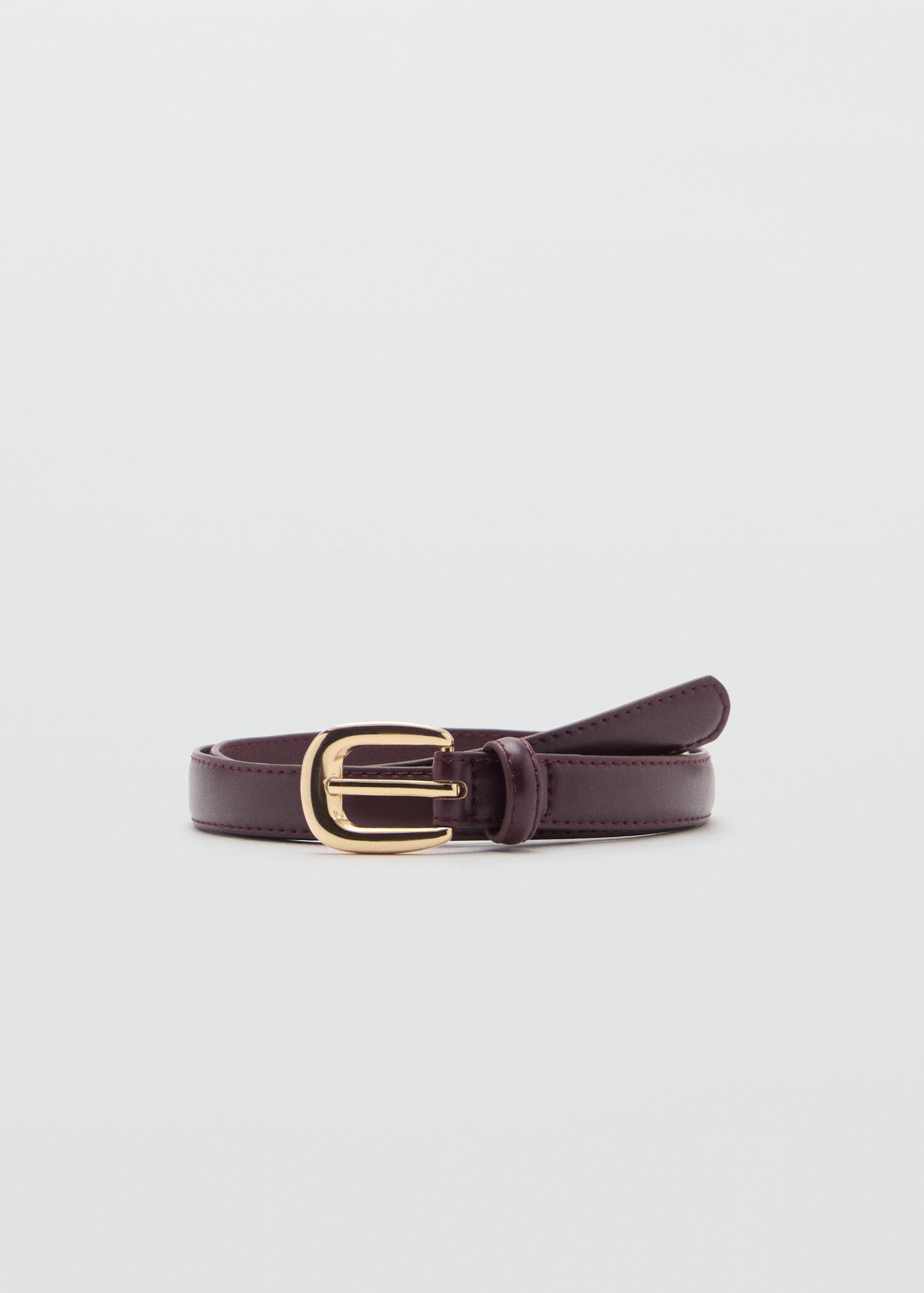 Skinny leather-effect belt - Article without model