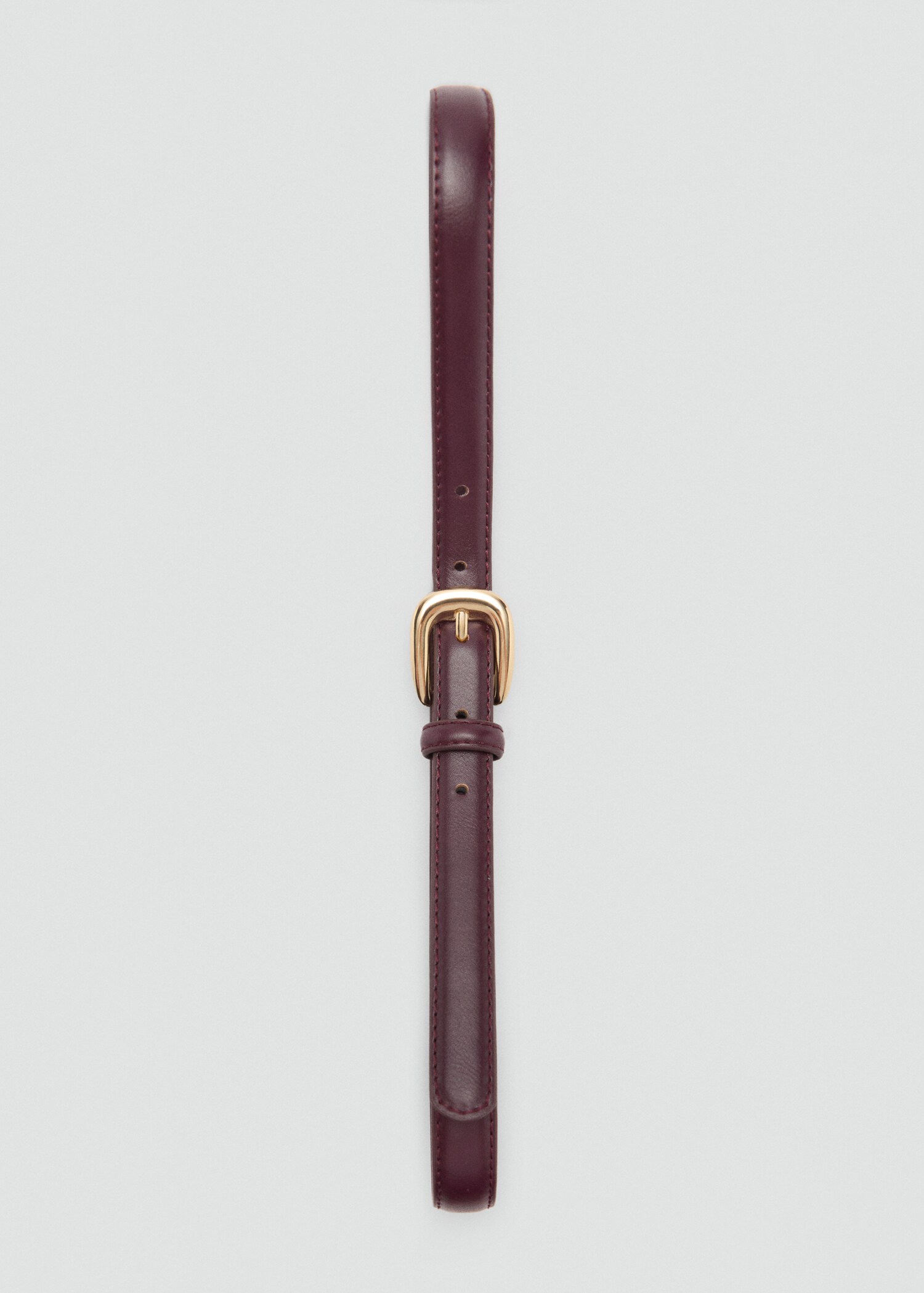 Skinny leather-effect belt - Details of the article 2