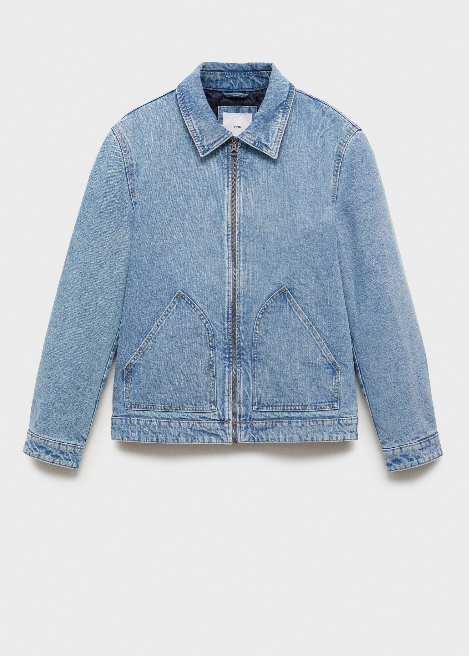 Quilted denim jacket - Article without model