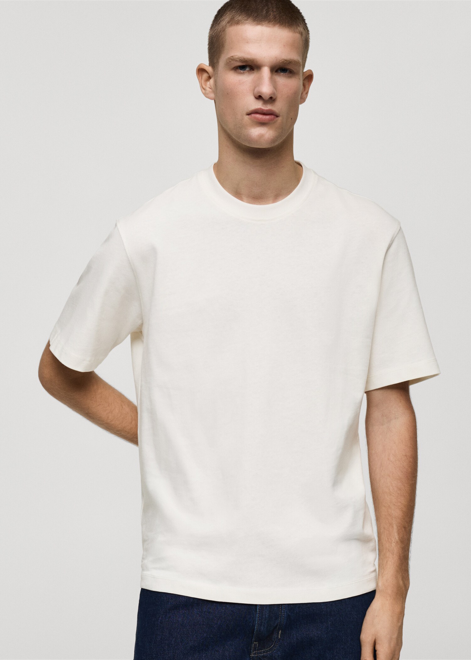 T-shirt heavy weight relaxed fit - Plan moyen