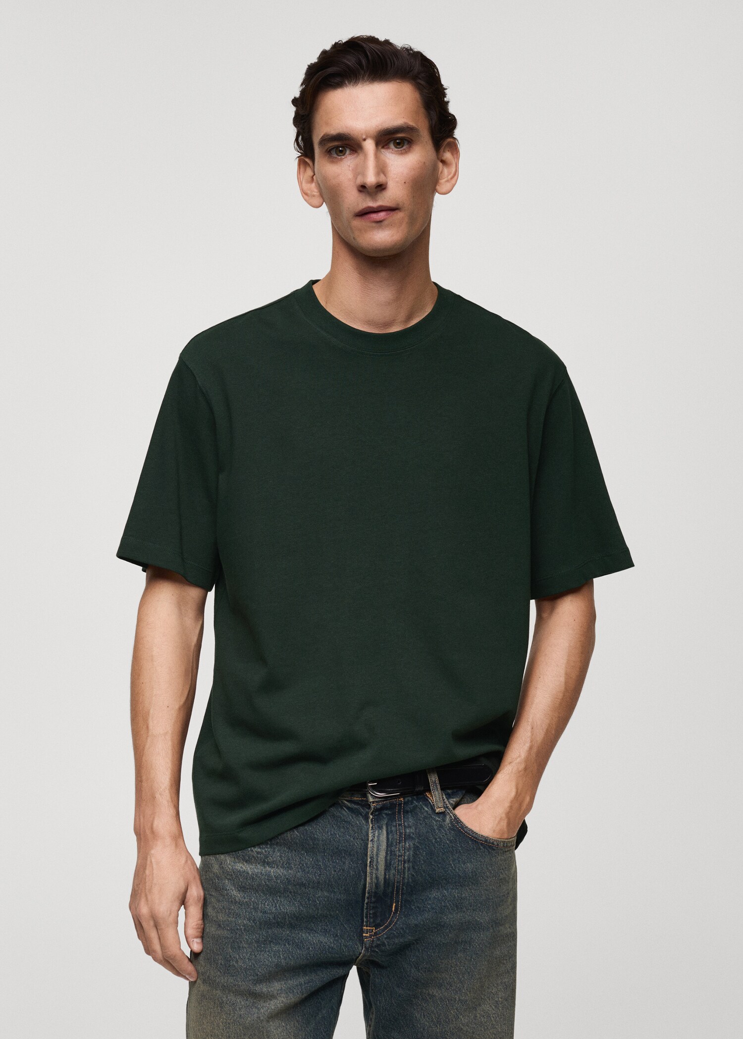 Heavy weight relaxed fit T-shirt - Medium plane