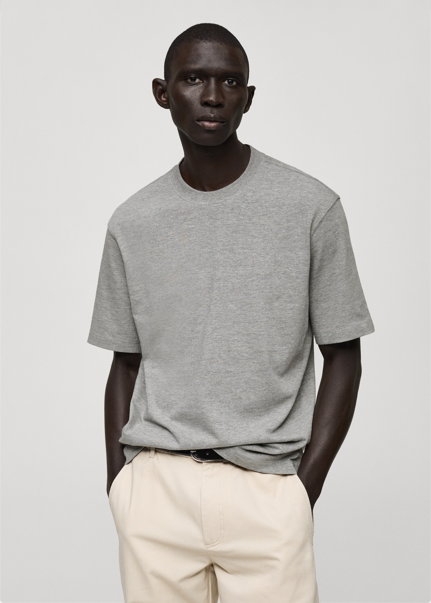 T-shirt heavy weight relaxed fit - Plan moyen