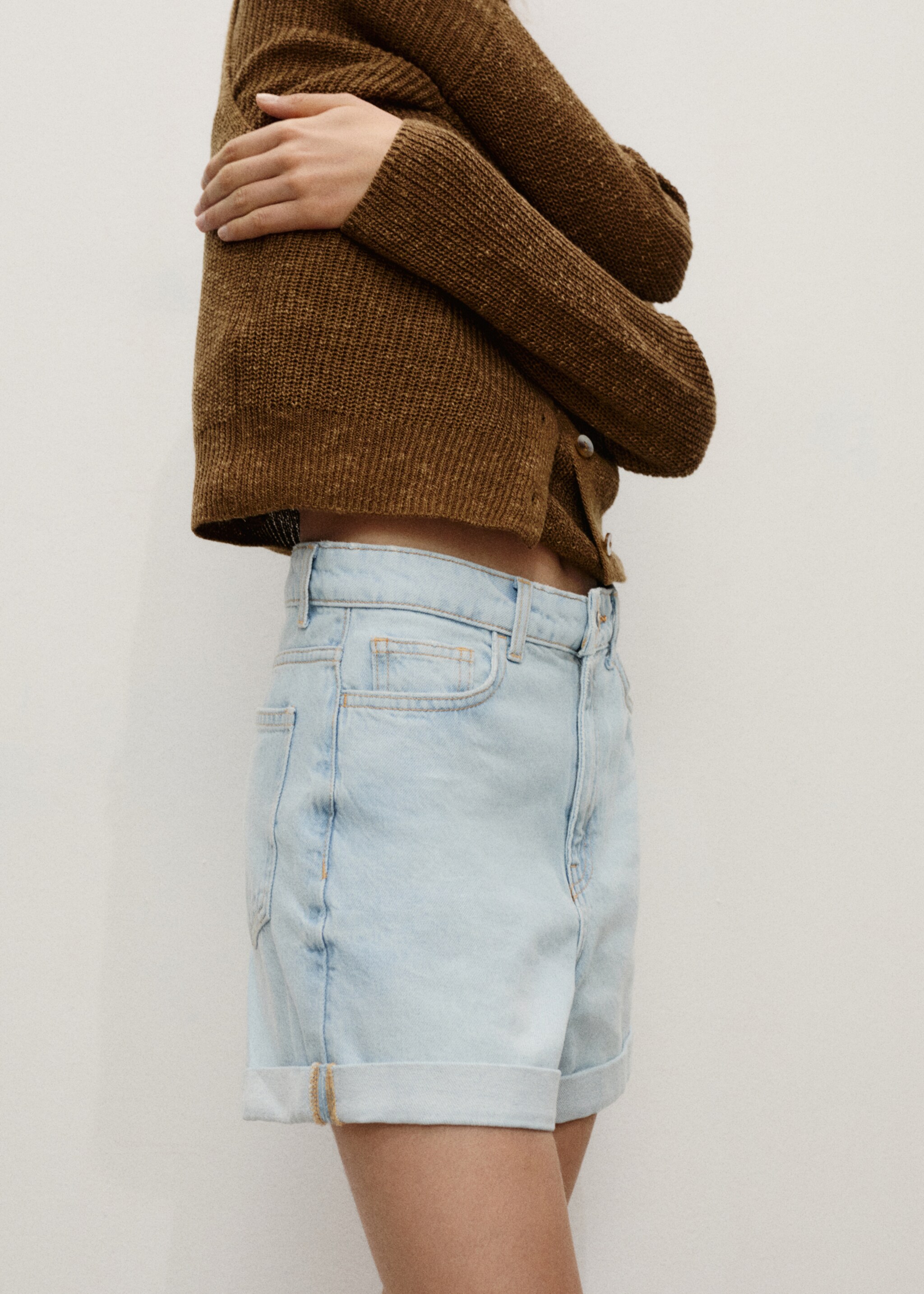 Mom Fit-Jeans-Shorts - Detail des Artikels 6
