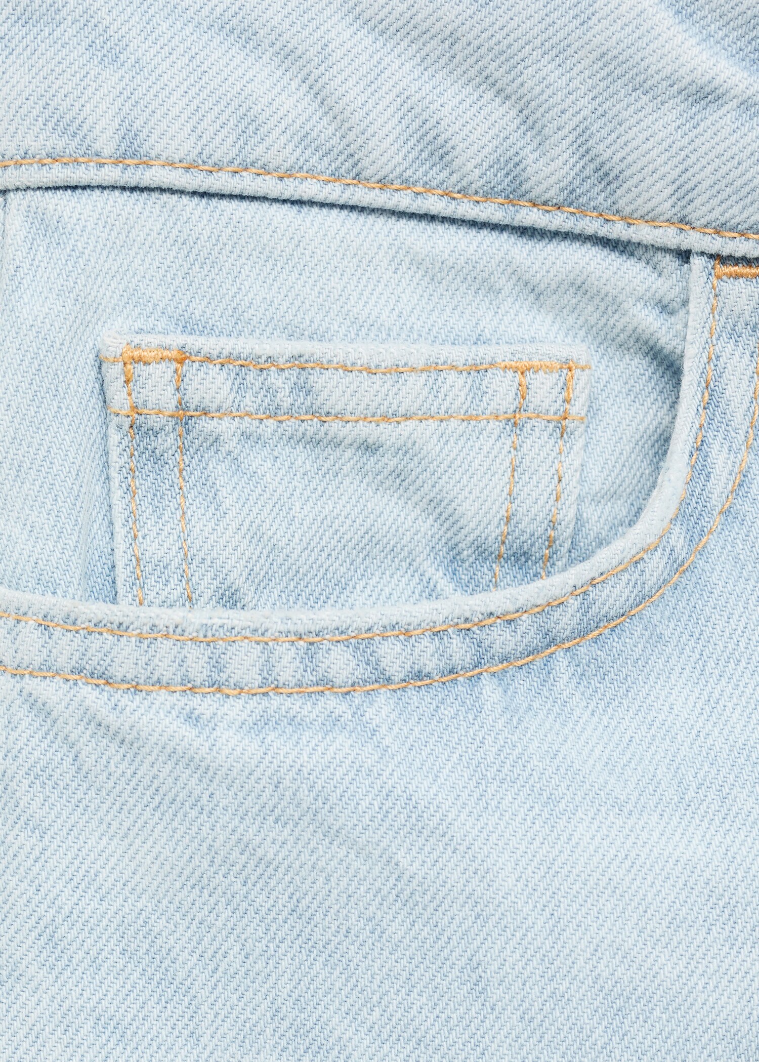 Short en jean taille haute coupe mom - Détail de l'article 8