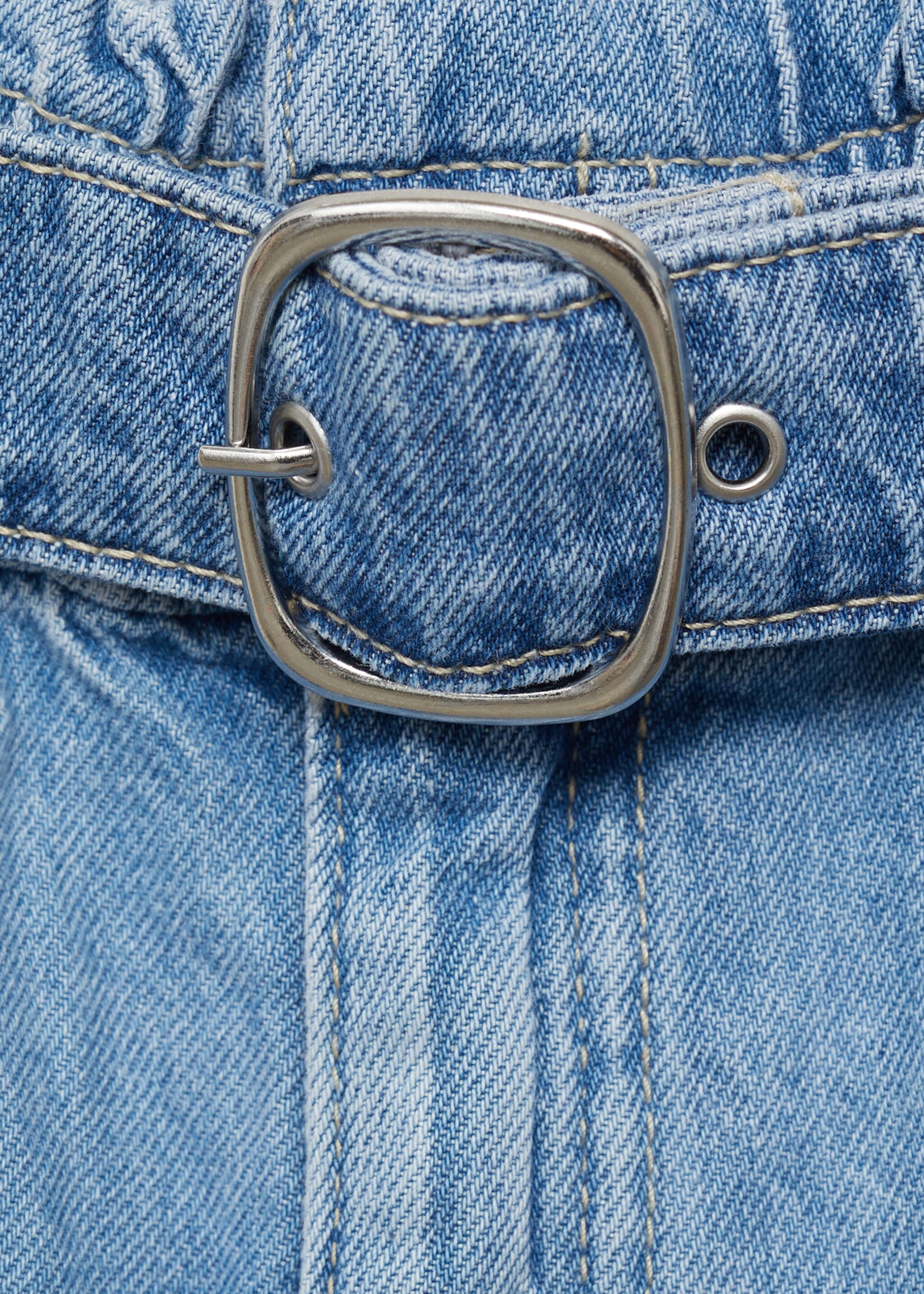 Jeans-Shorts mit Gürtel - Detail des Artikels 8