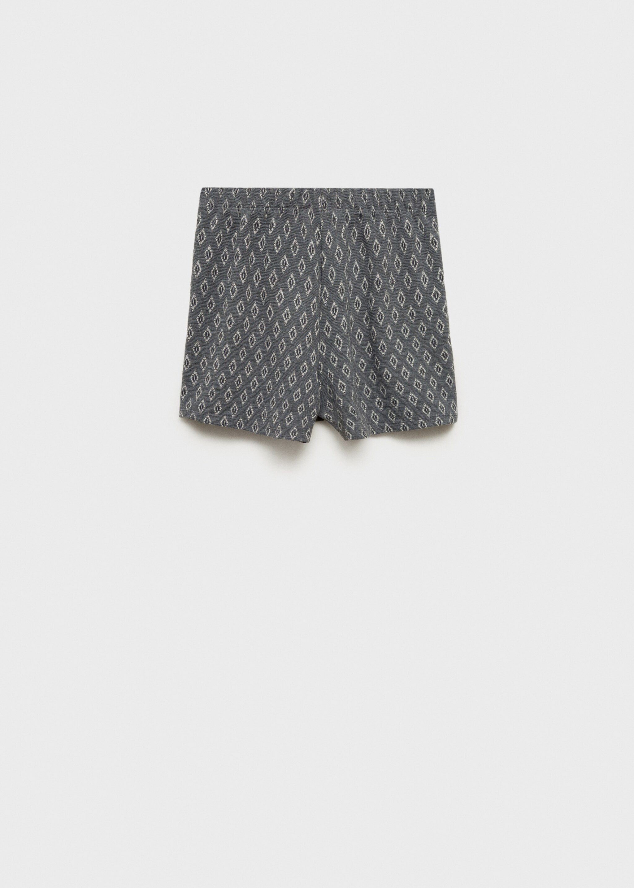 Printed skirt trousers - Reverse of the article