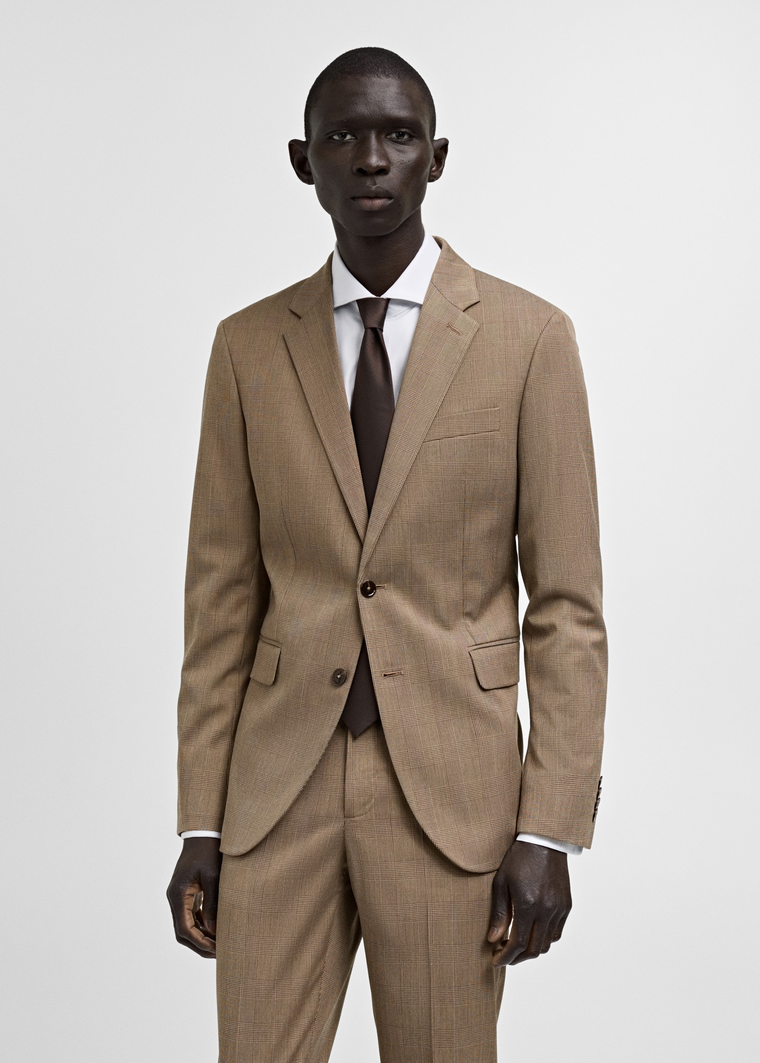 Milan Glen ekose blazer ceket - Orta plan