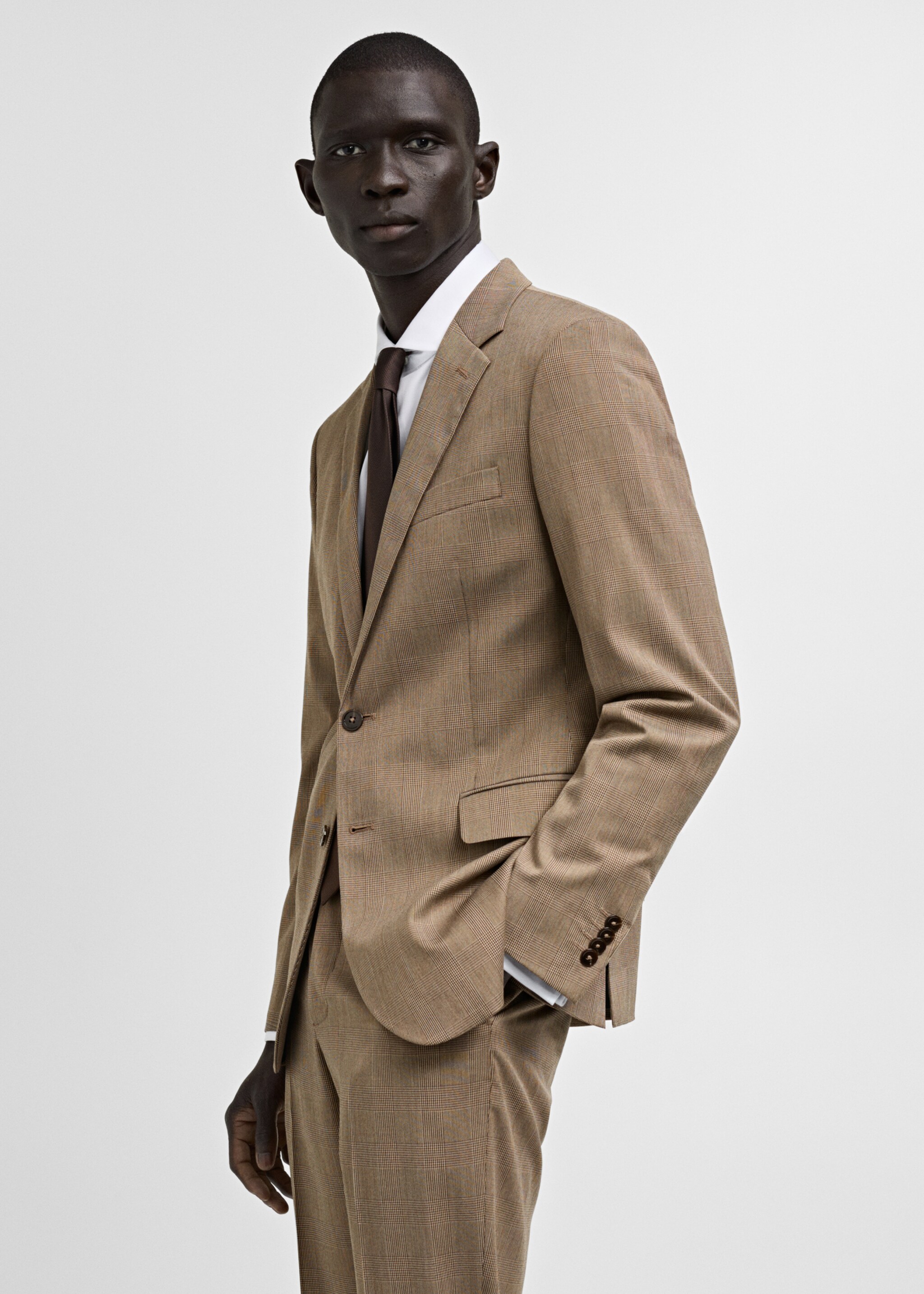 Milan Prince of Wales check suit jacket - Details of the article 2