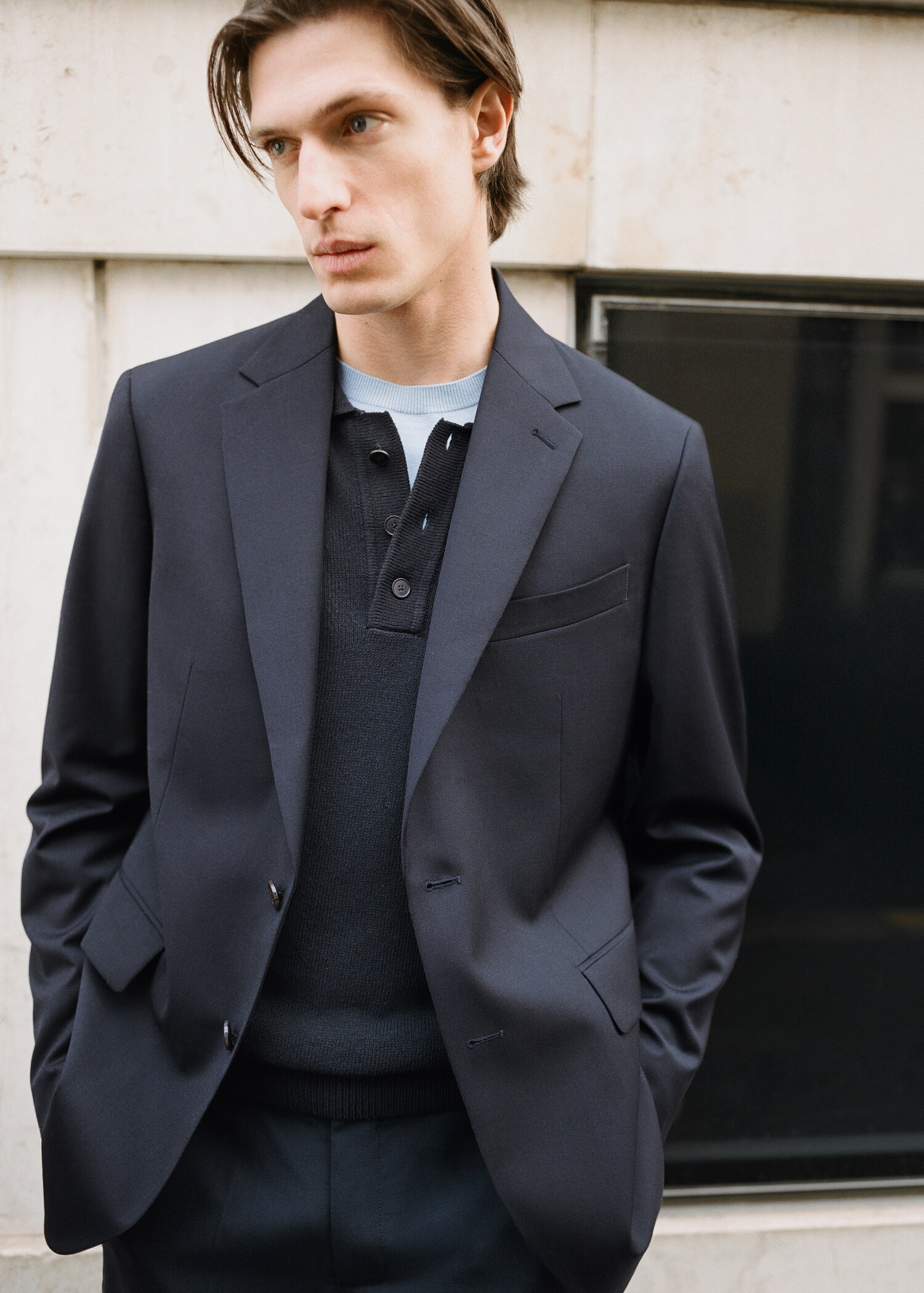 Turin 100% wool suit jacket - Details of the article 3