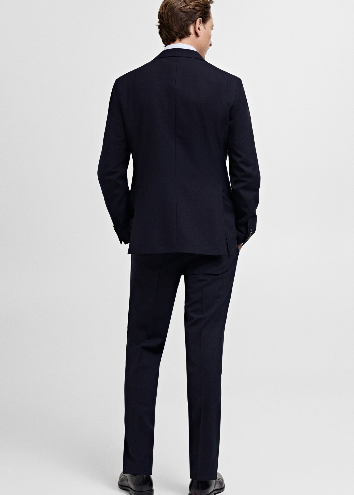 Turin 100% wool suit jacket - Reverse of the article