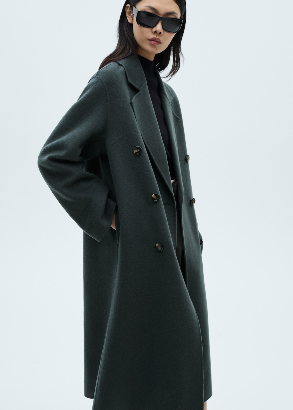 Oversized womens wool coat best sale