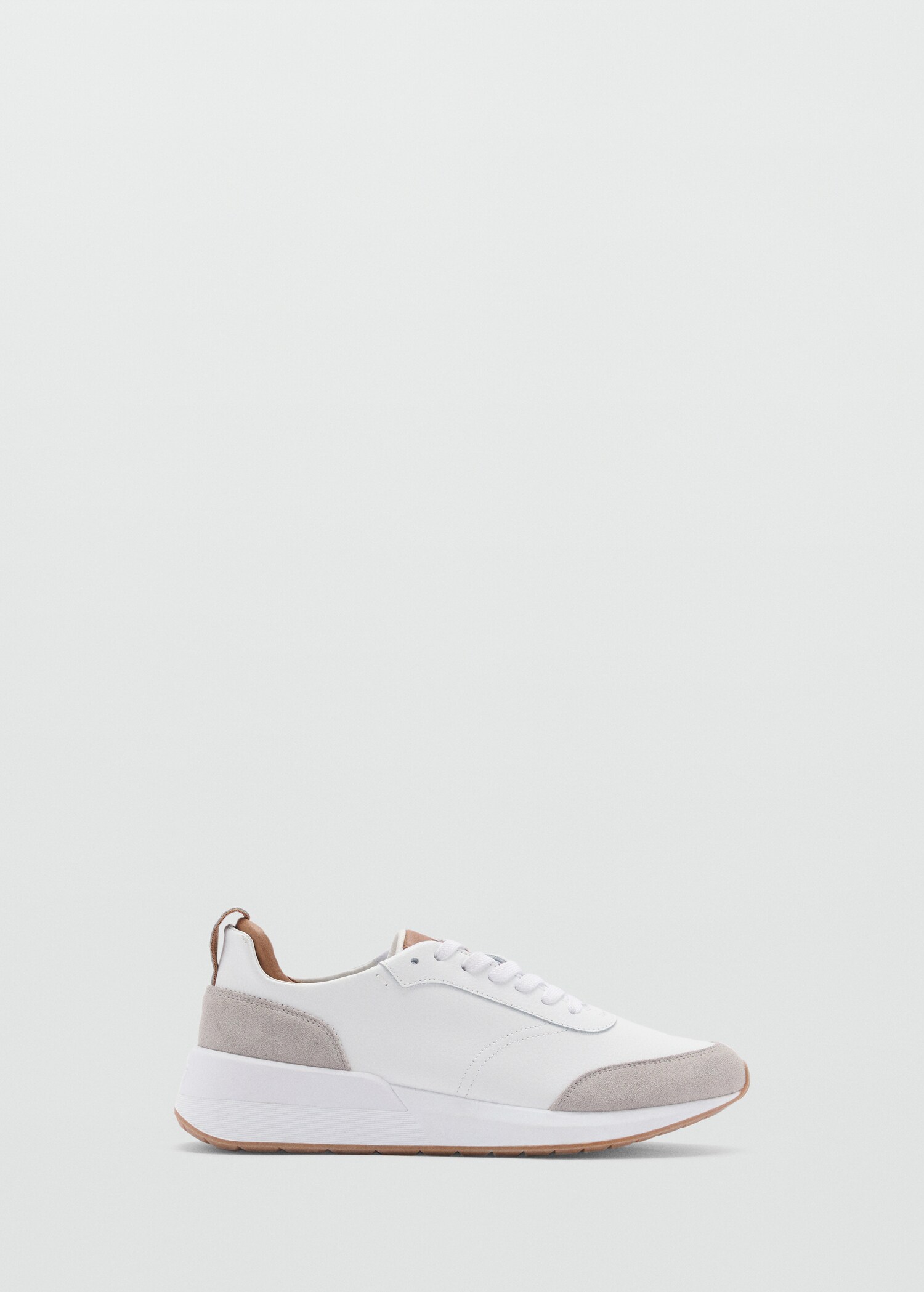 Leather mixed sneakers - Article without model