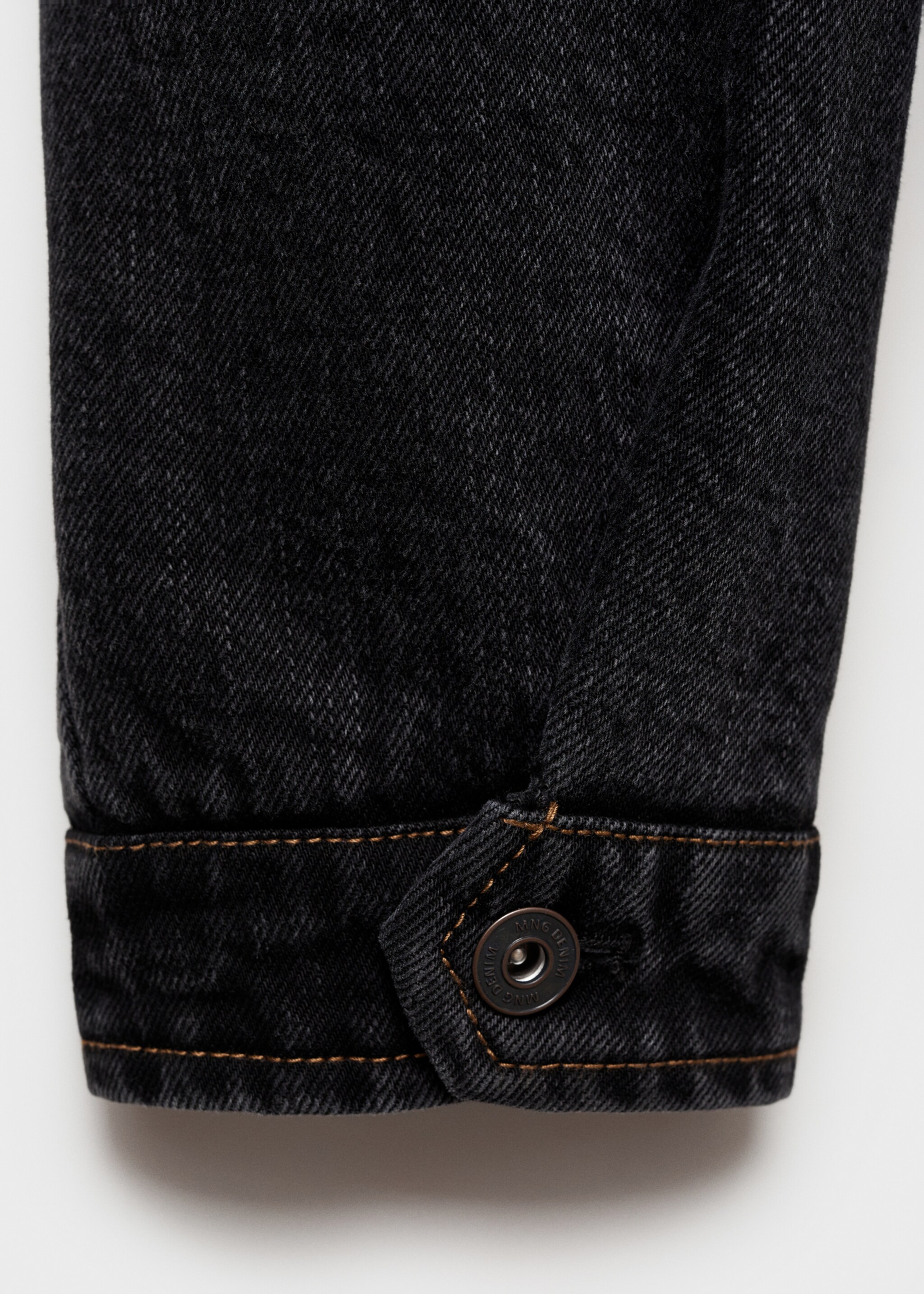 Dark-wash denim jacket - Details of the article 0
