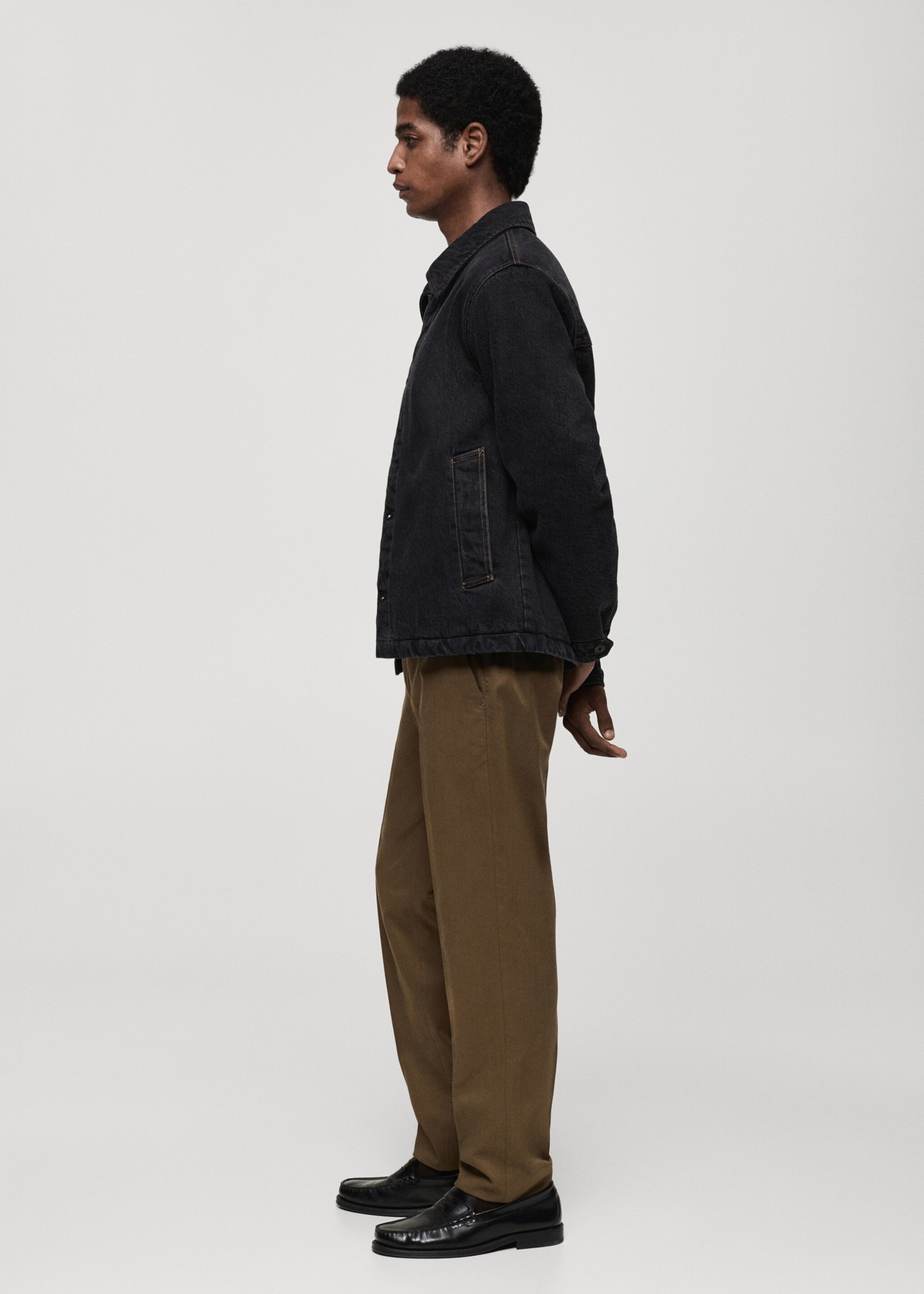 Dark-wash denim jacket - Details of the article 2