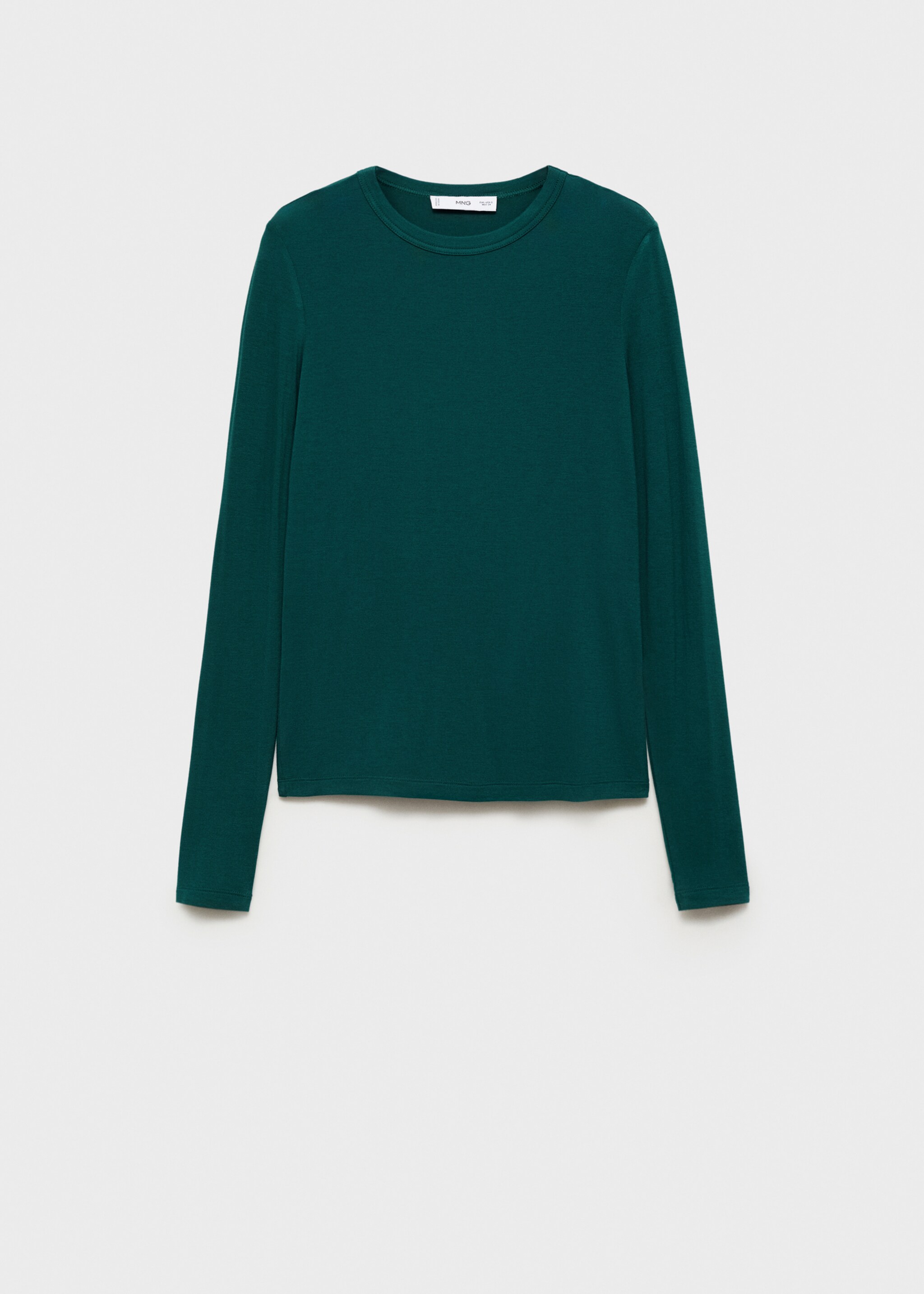 Round-neck long-sleeved t-shirt - Article without model