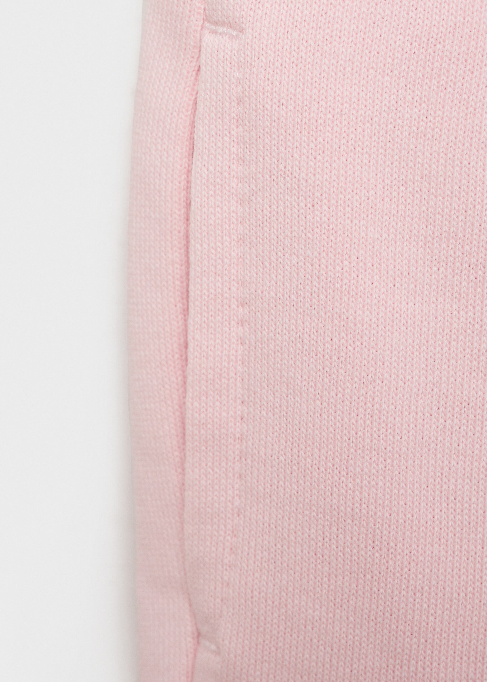Elastic waist cotton trousers - Details of the article 0