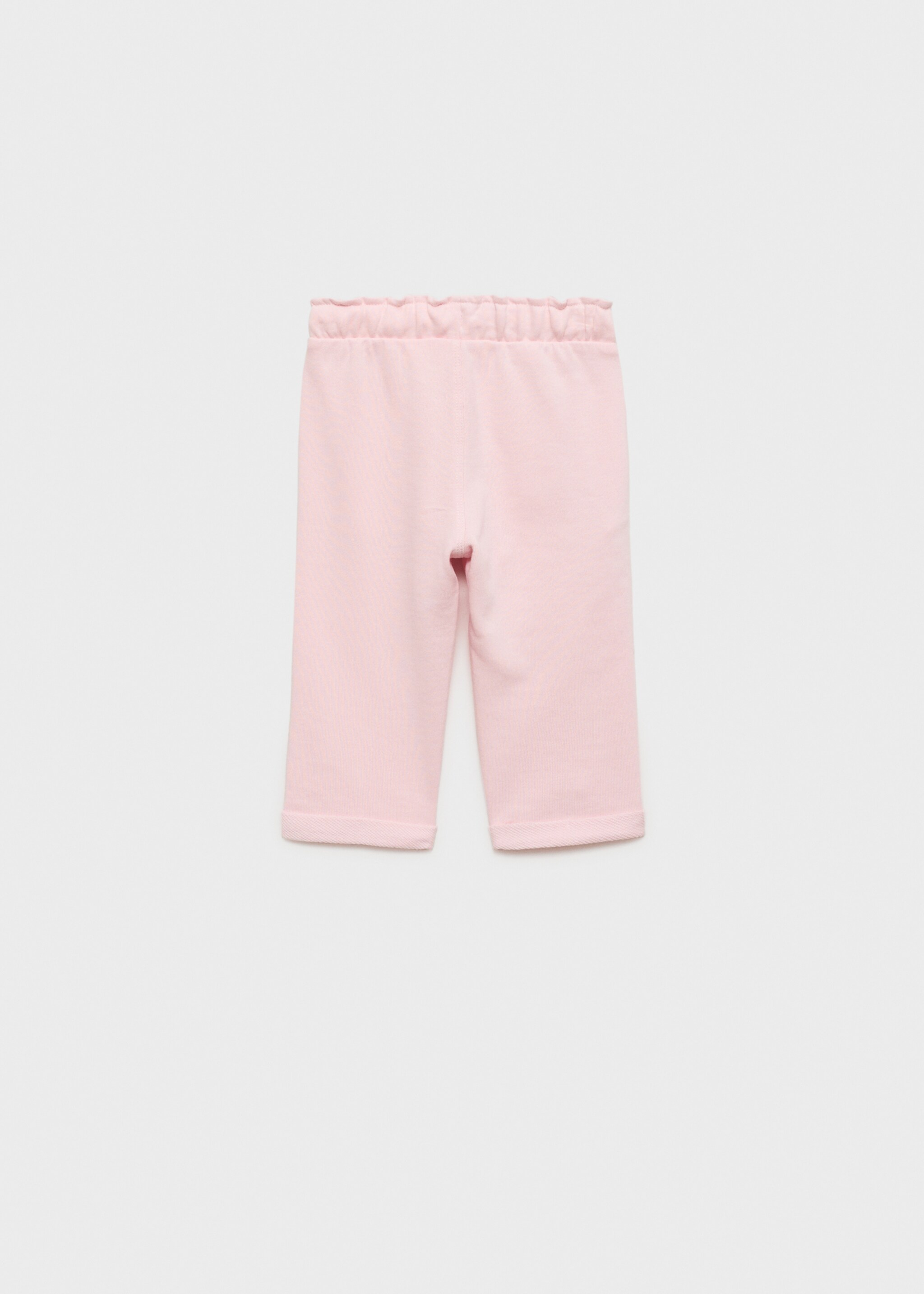 Elastic waist cotton trousers - Reverse of the article