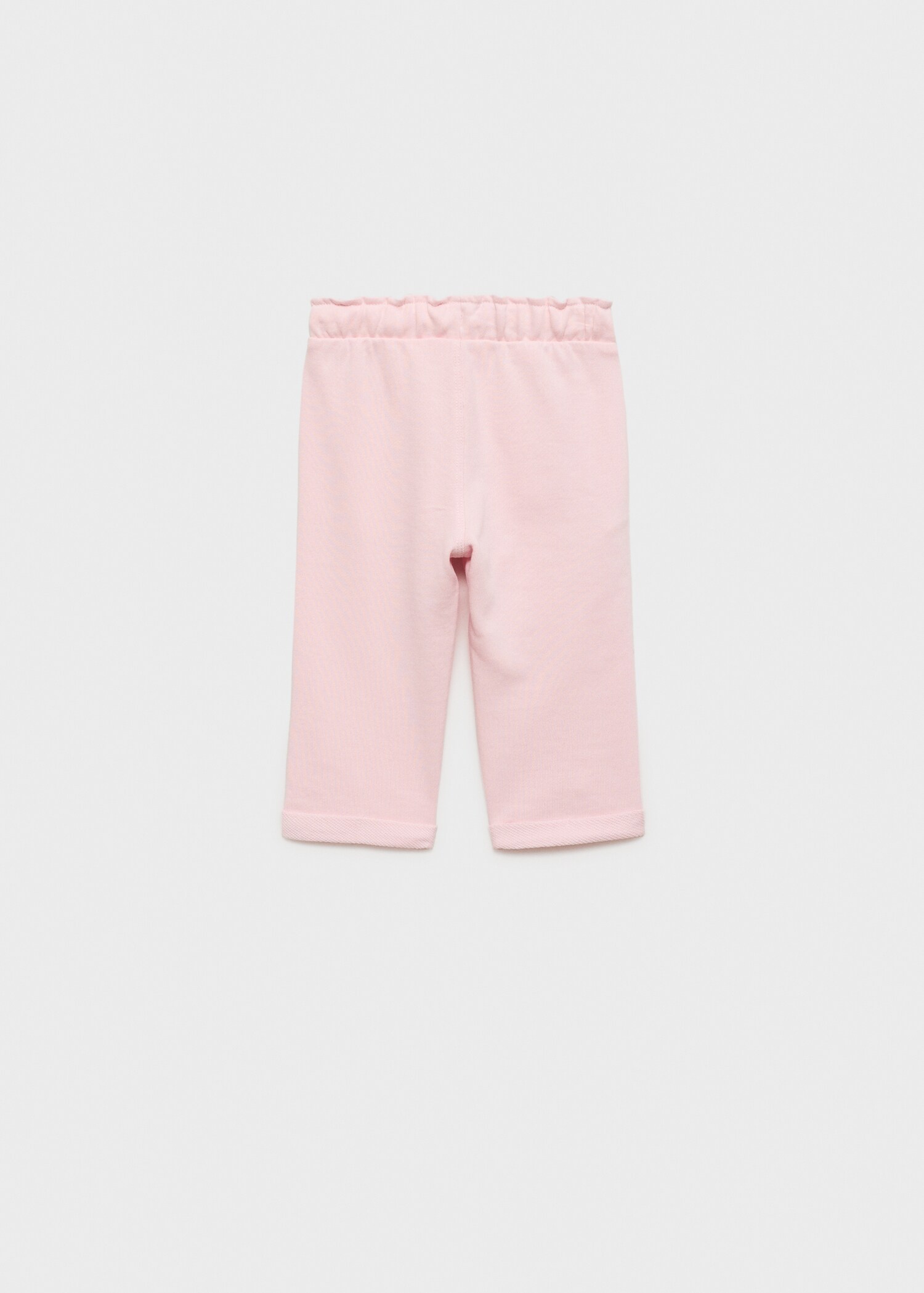 Elastic waist cotton trousers - Reverse of the article