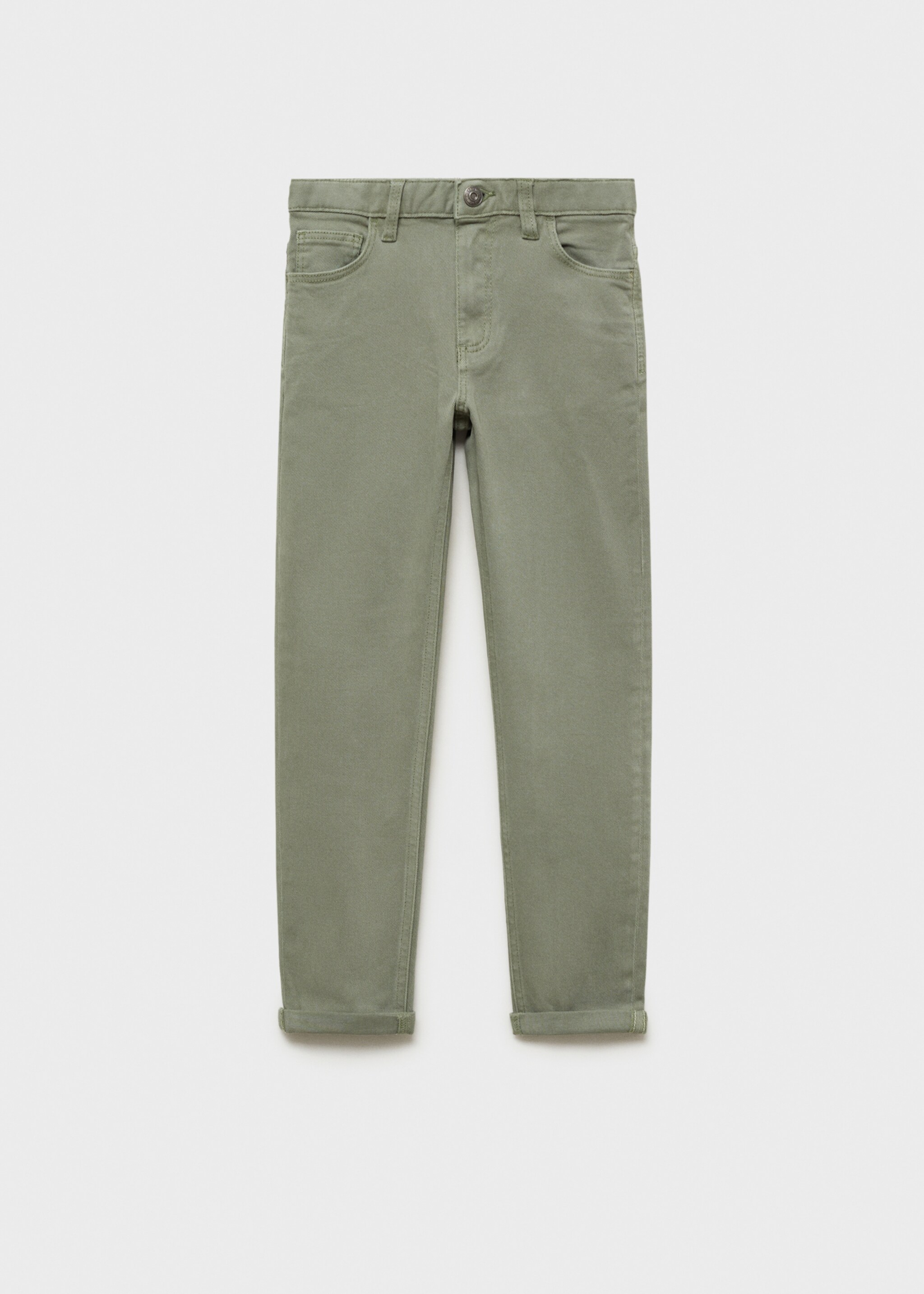 Straight cotton jeans - Article without model