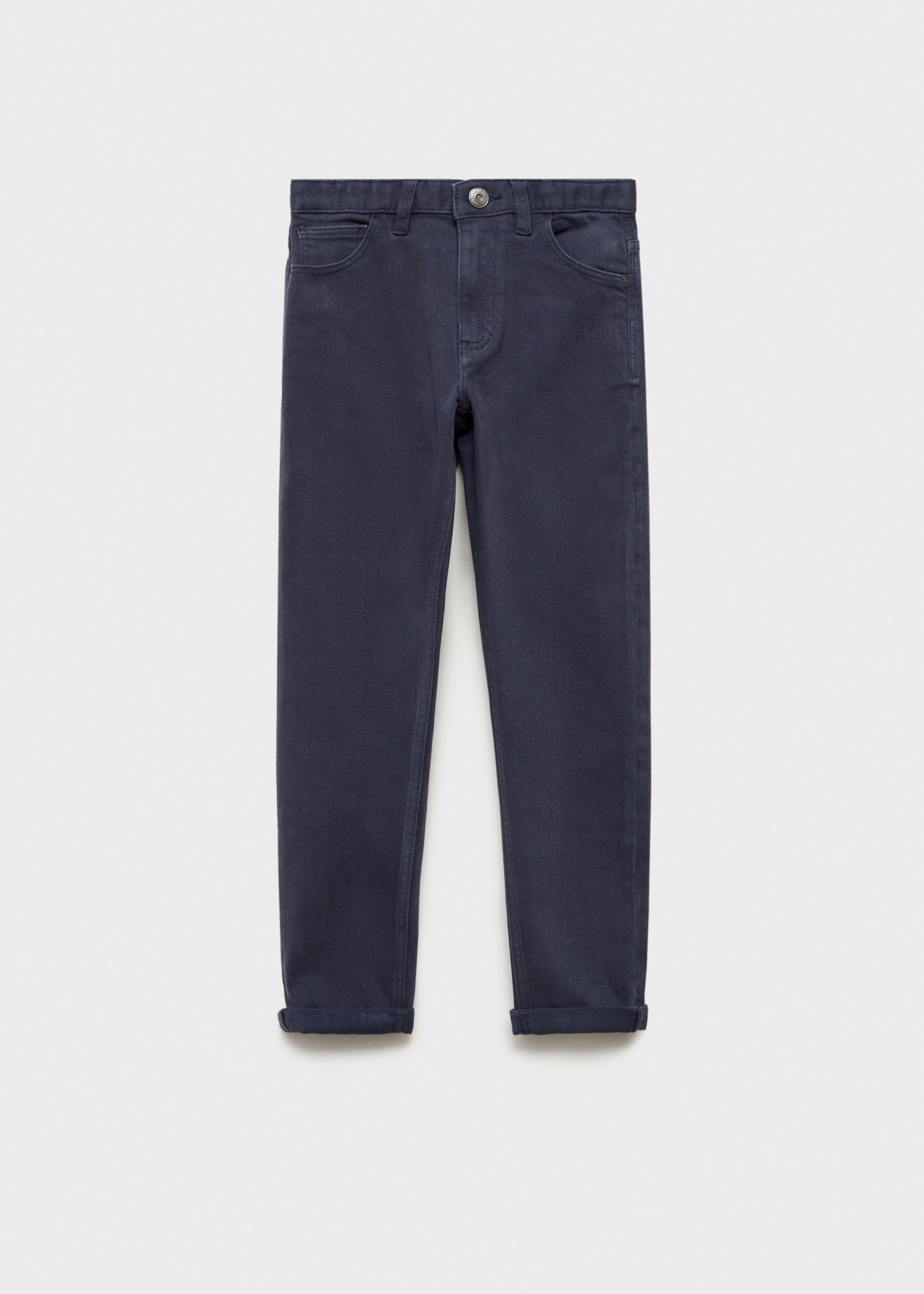 Straight cotton jeans - Article without model