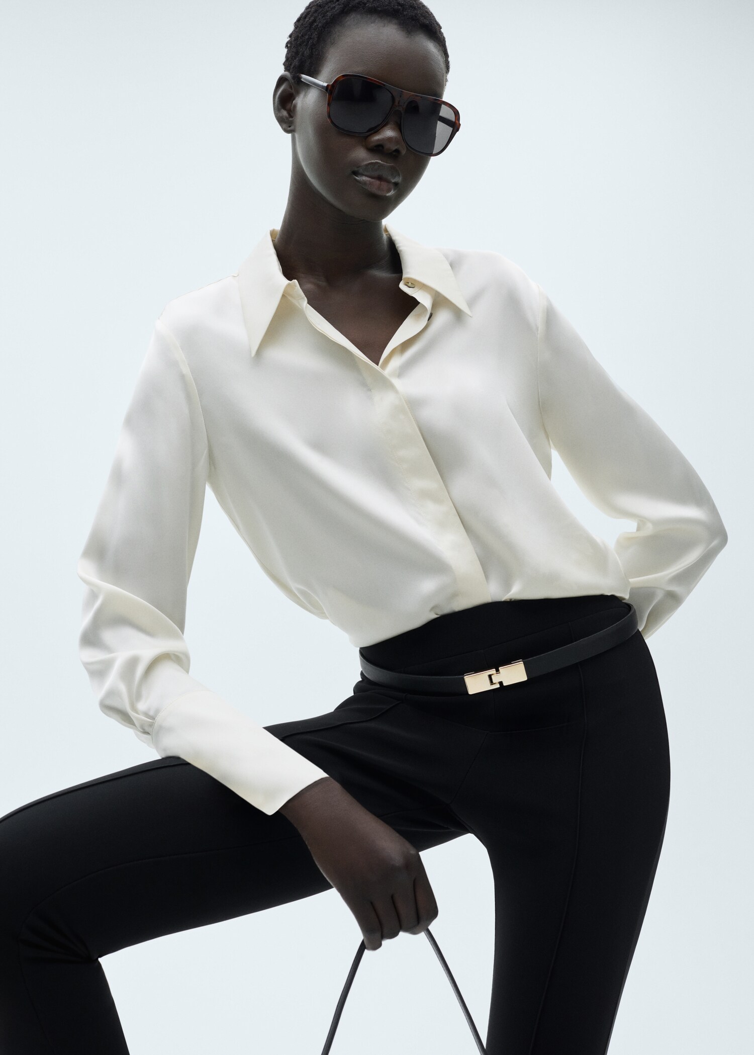 Leggings com pormenor de costuras - Pormenor do artigo 1