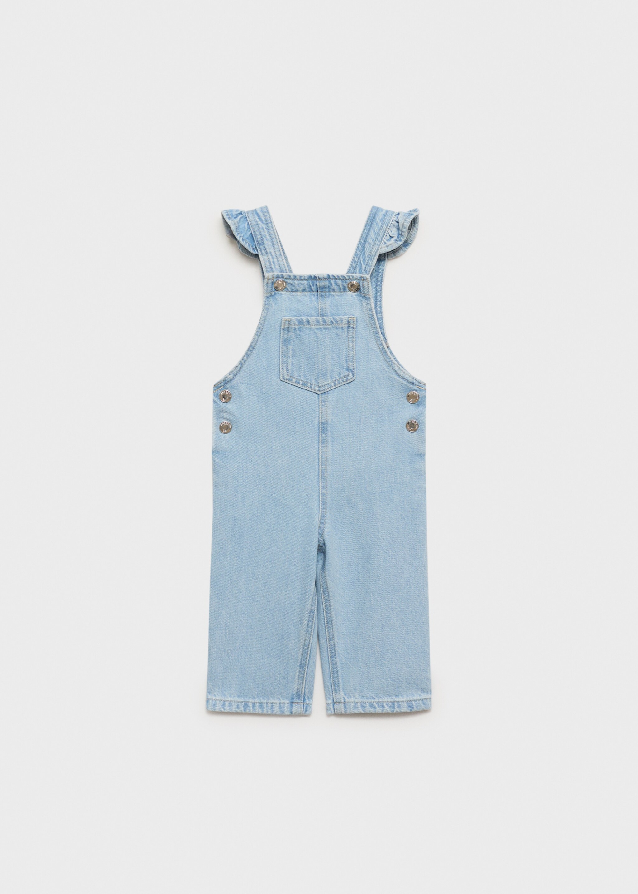 Long denim dungarees - Article without model